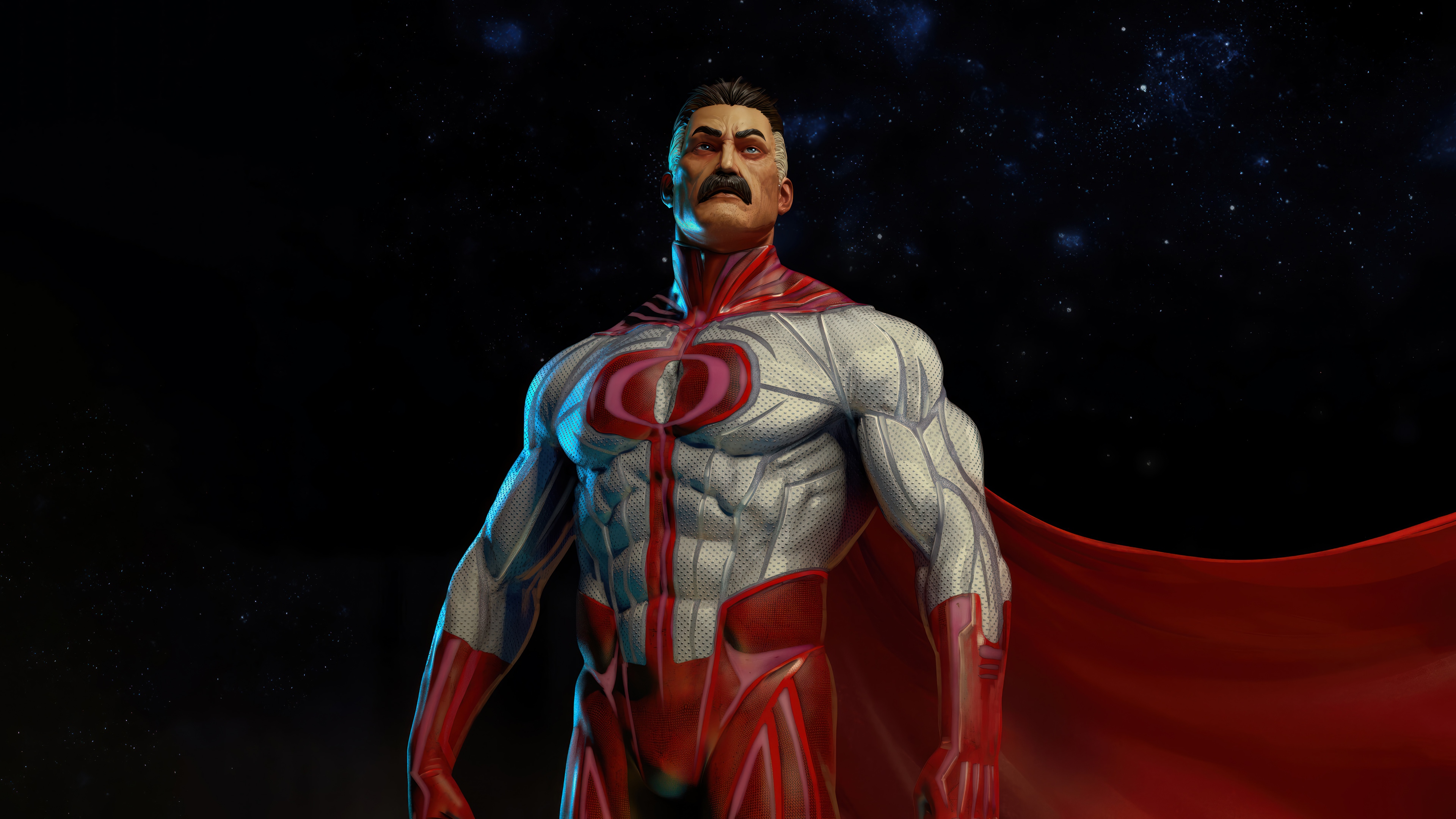 Omni-Man from Invincible 4K HD Wallpaper