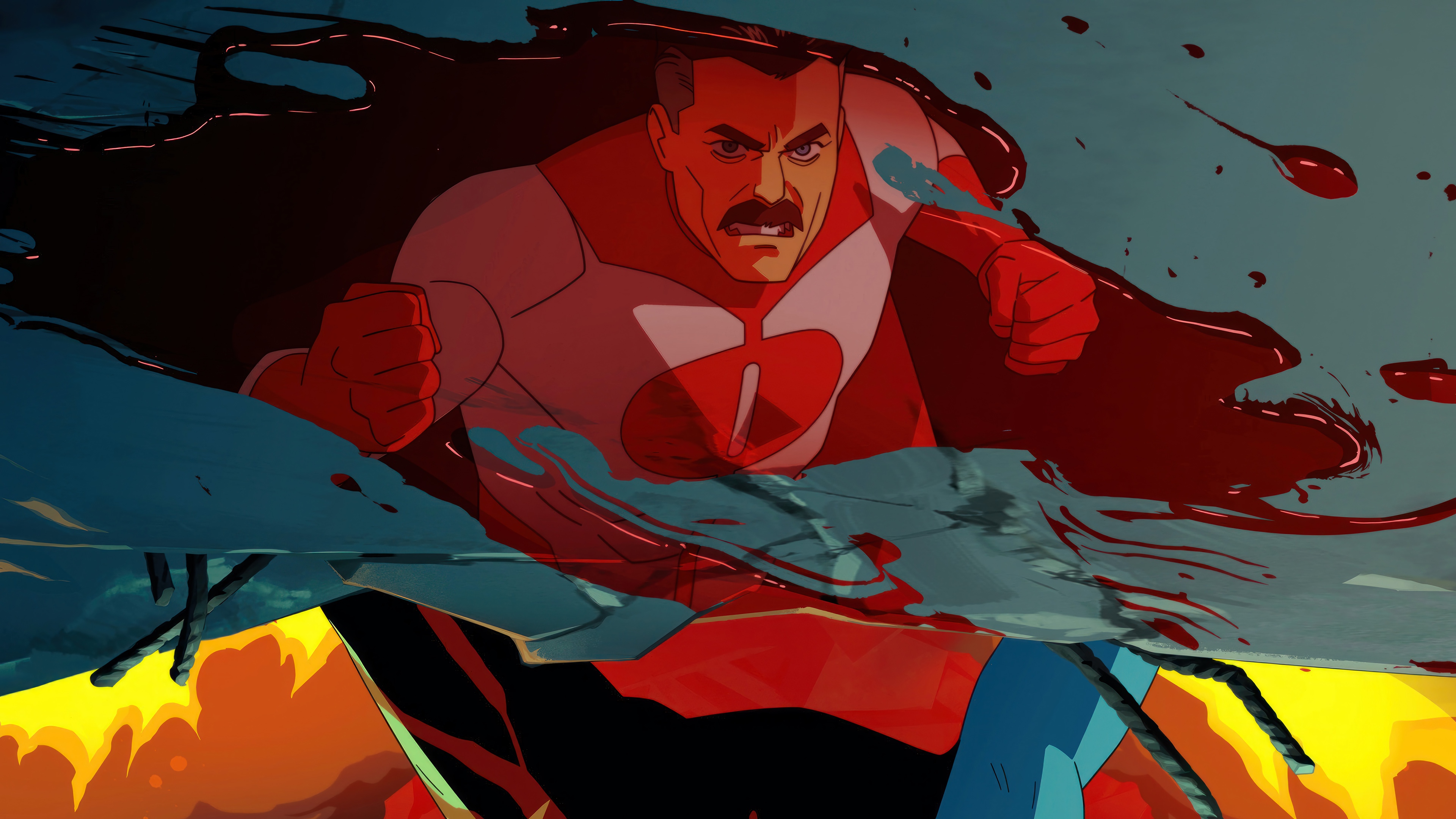 Omni-Man from Invincible in 4K HD Wallpaper