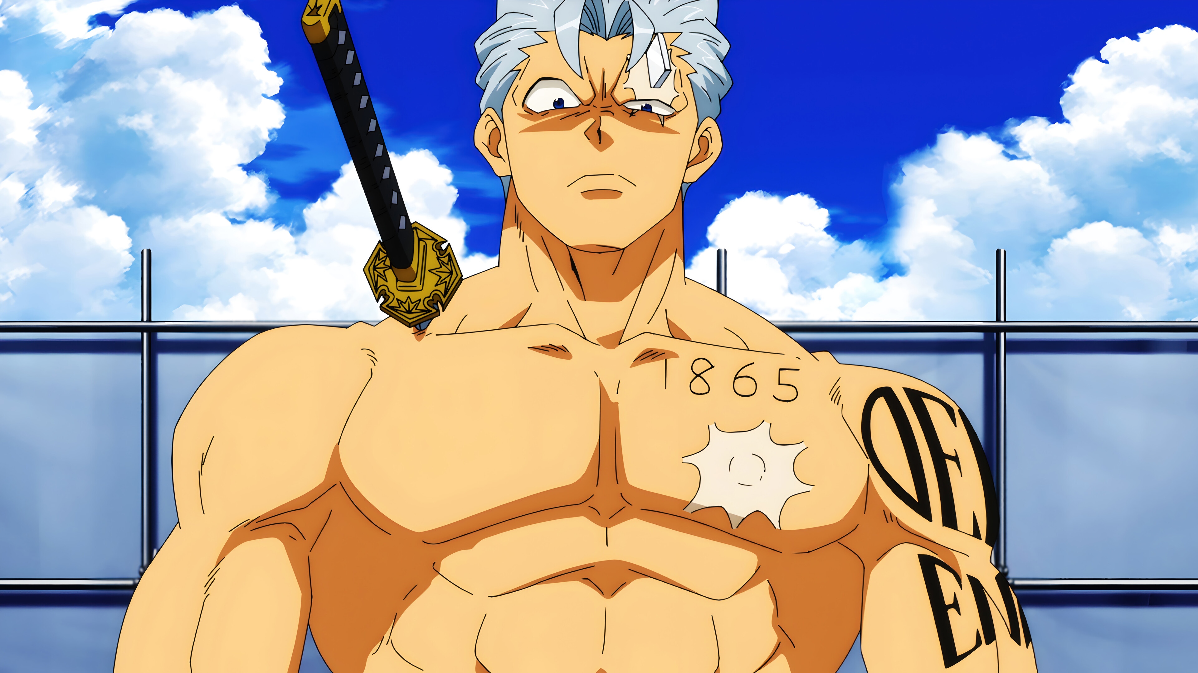 Andy from Undead Unluck with a sword HD Wallpaper