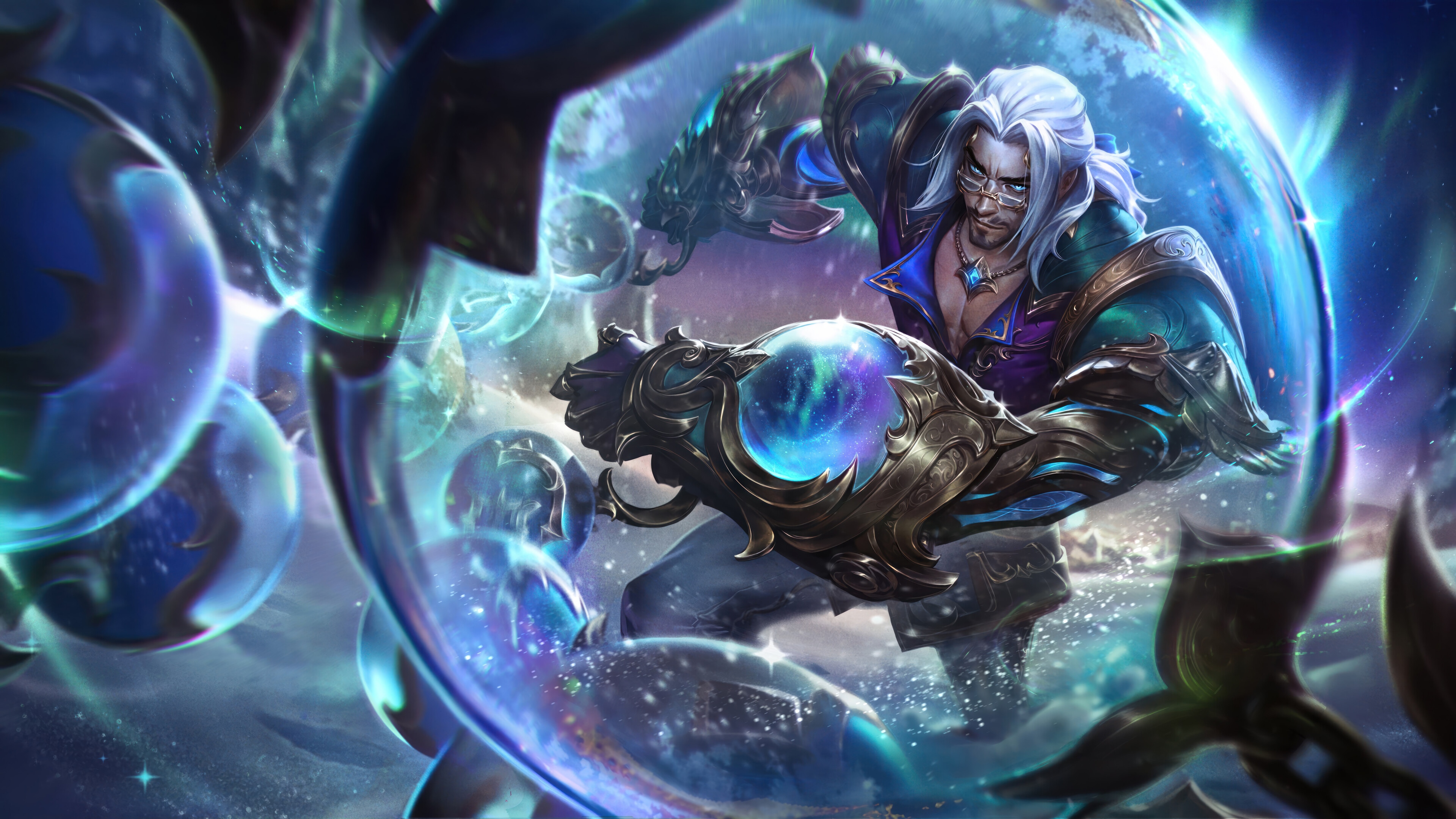 Winterblessed Sylas in League of Legends 4K HD Wallpaper