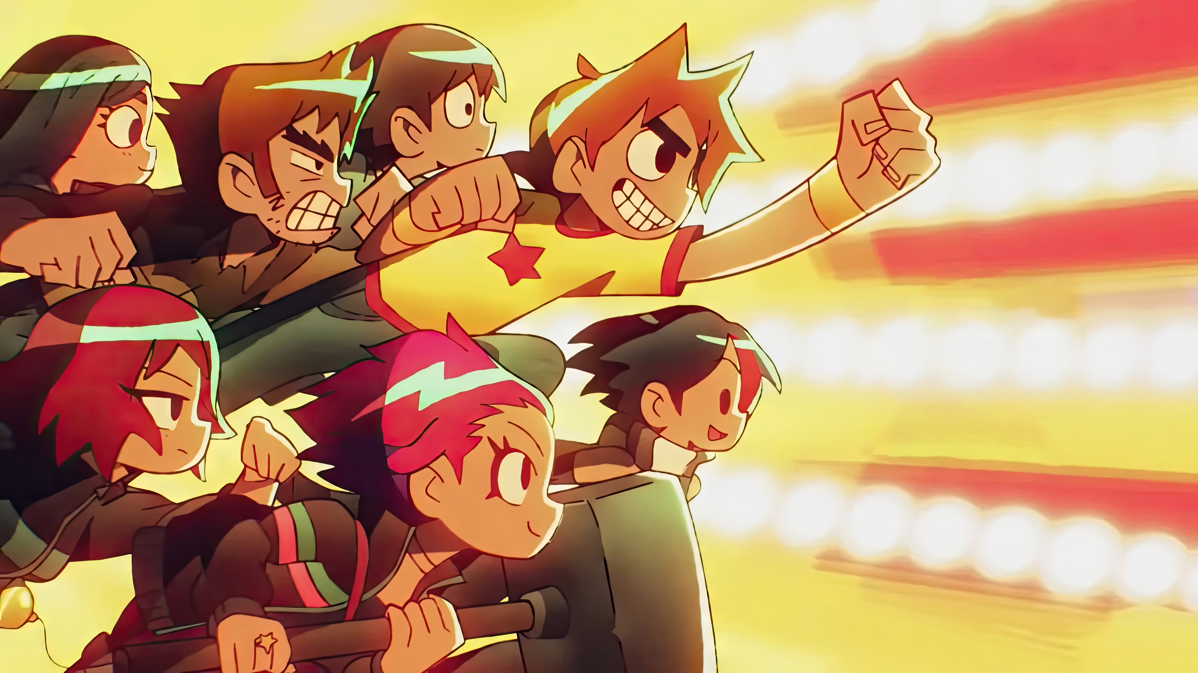 Scott Pilgrim Takes Off Anime 4K HD Wallpaper