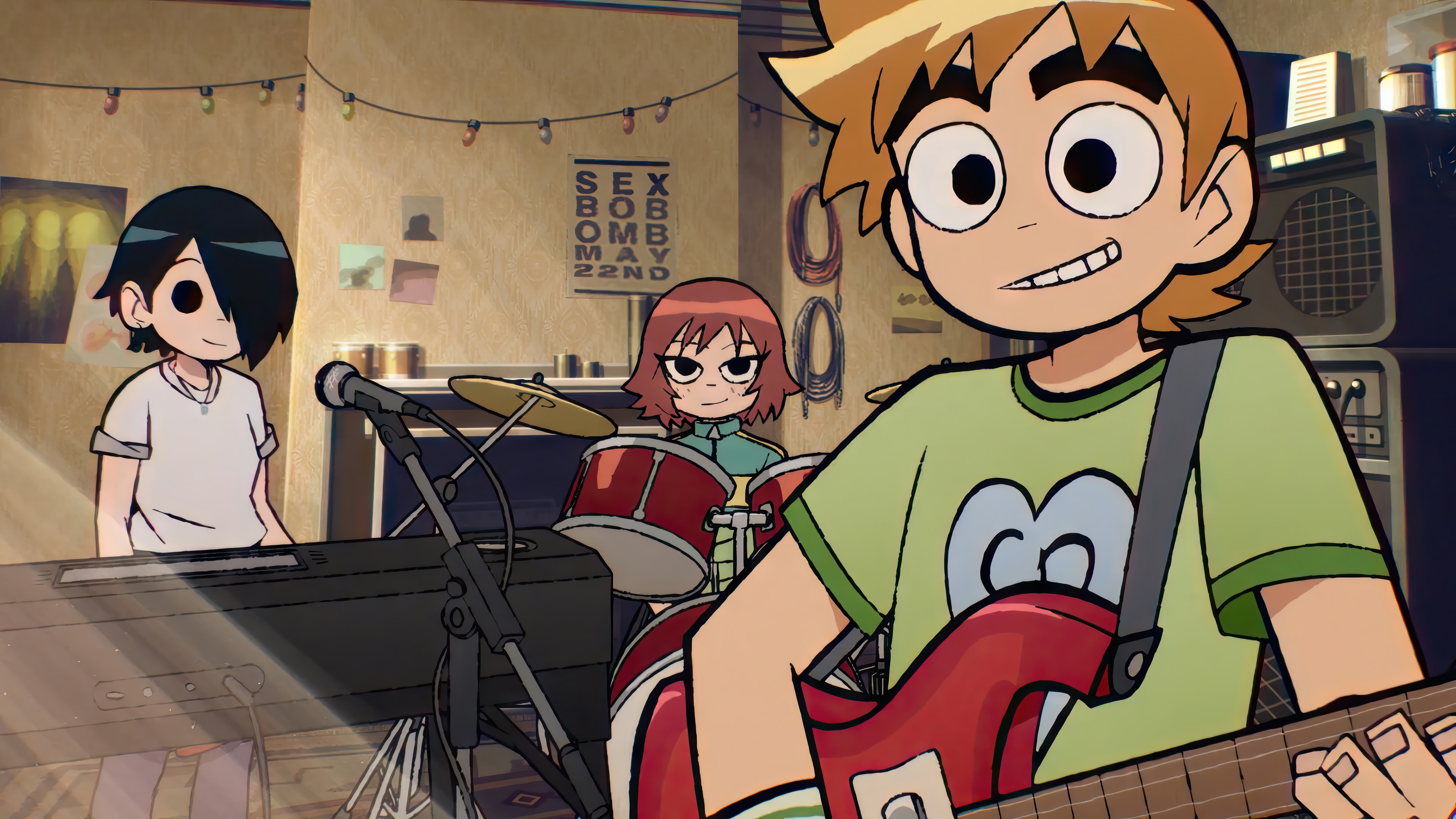 Scott Pilgrim Takes Off: Band Practice HD Wallpaper