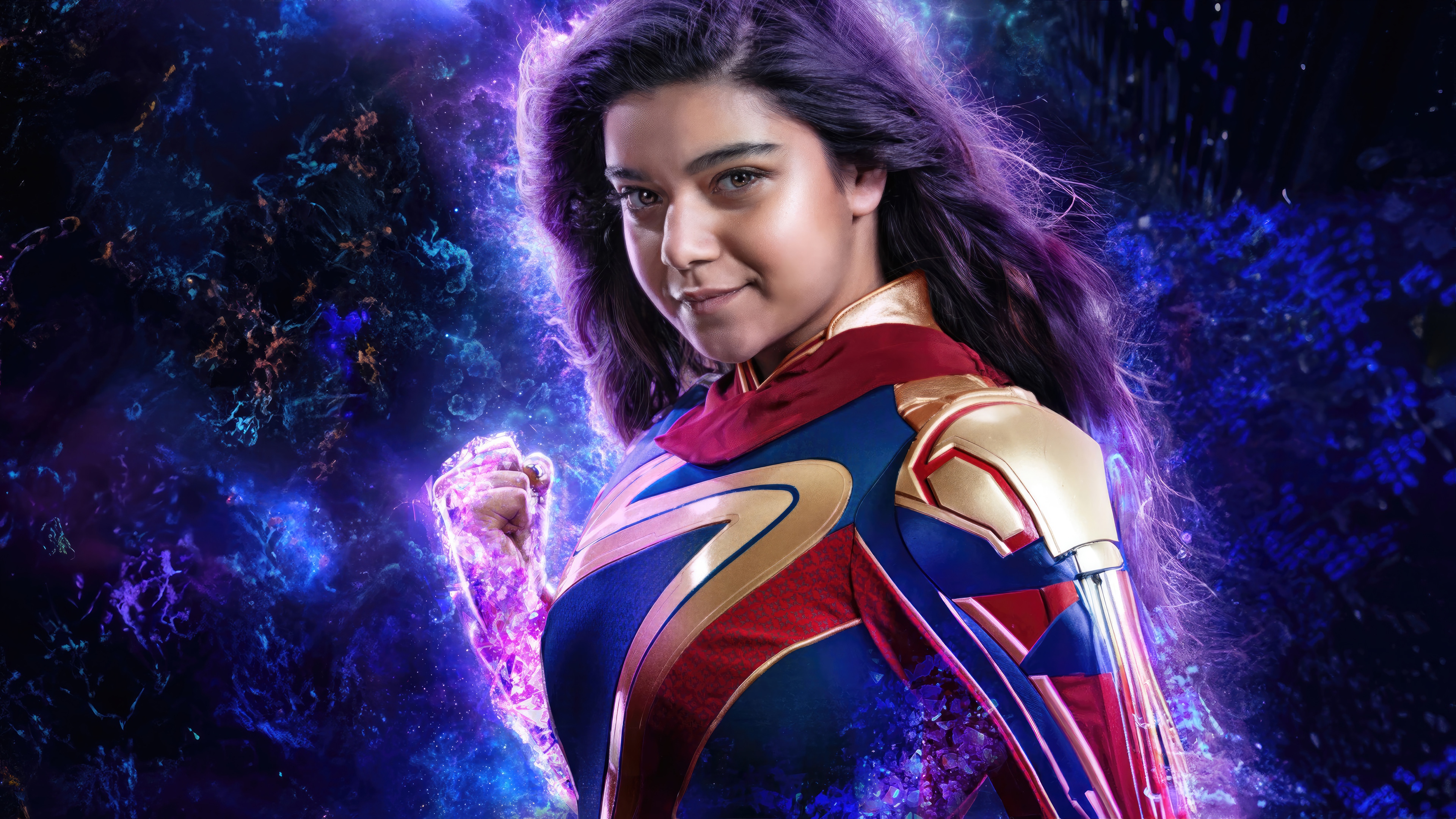 Ms. Marvel (Kamala Khan) in The Marvels 4K HD Wallpaper