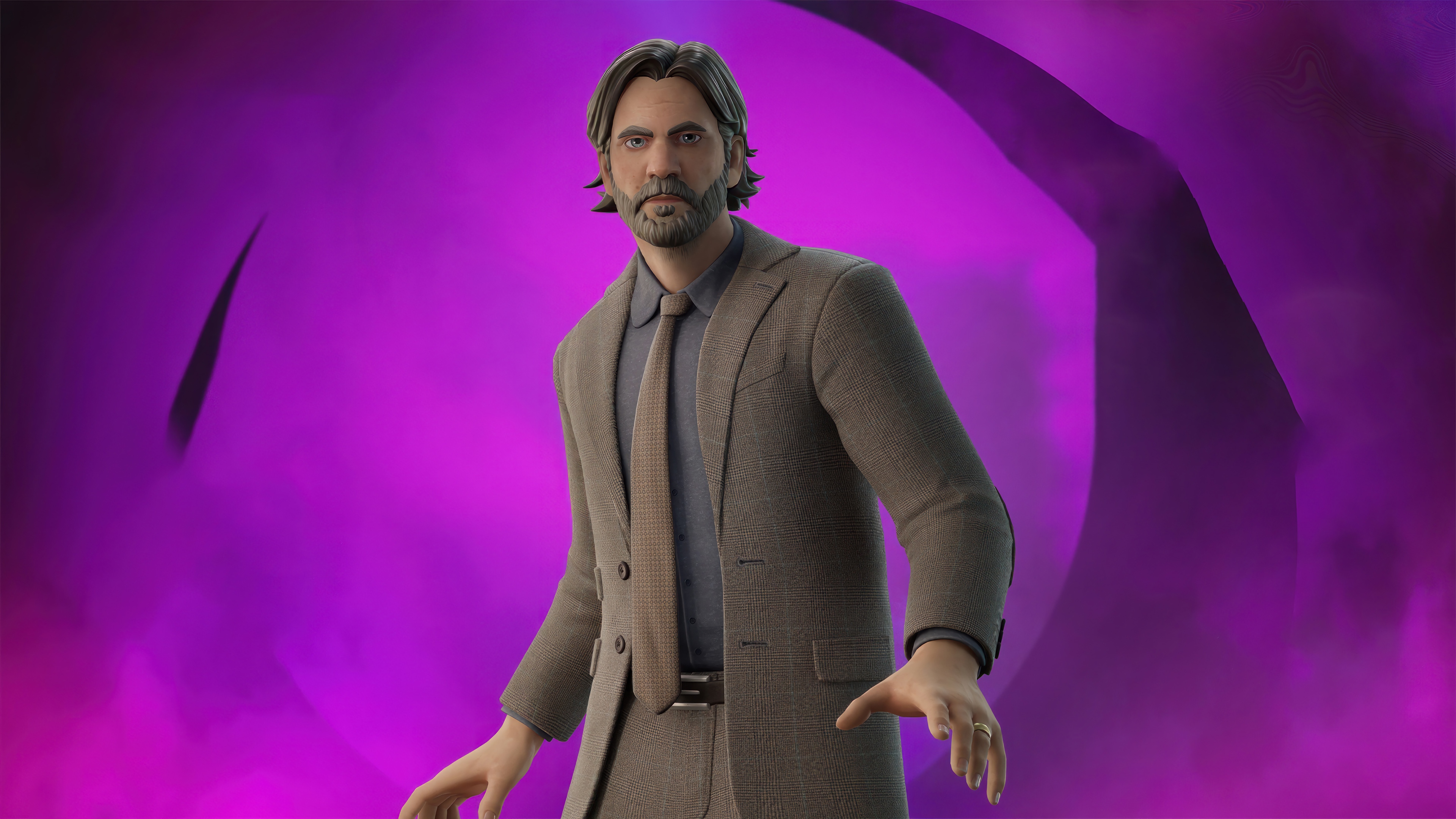 Alan Wake in Fortnite 4K HD Wallpaper