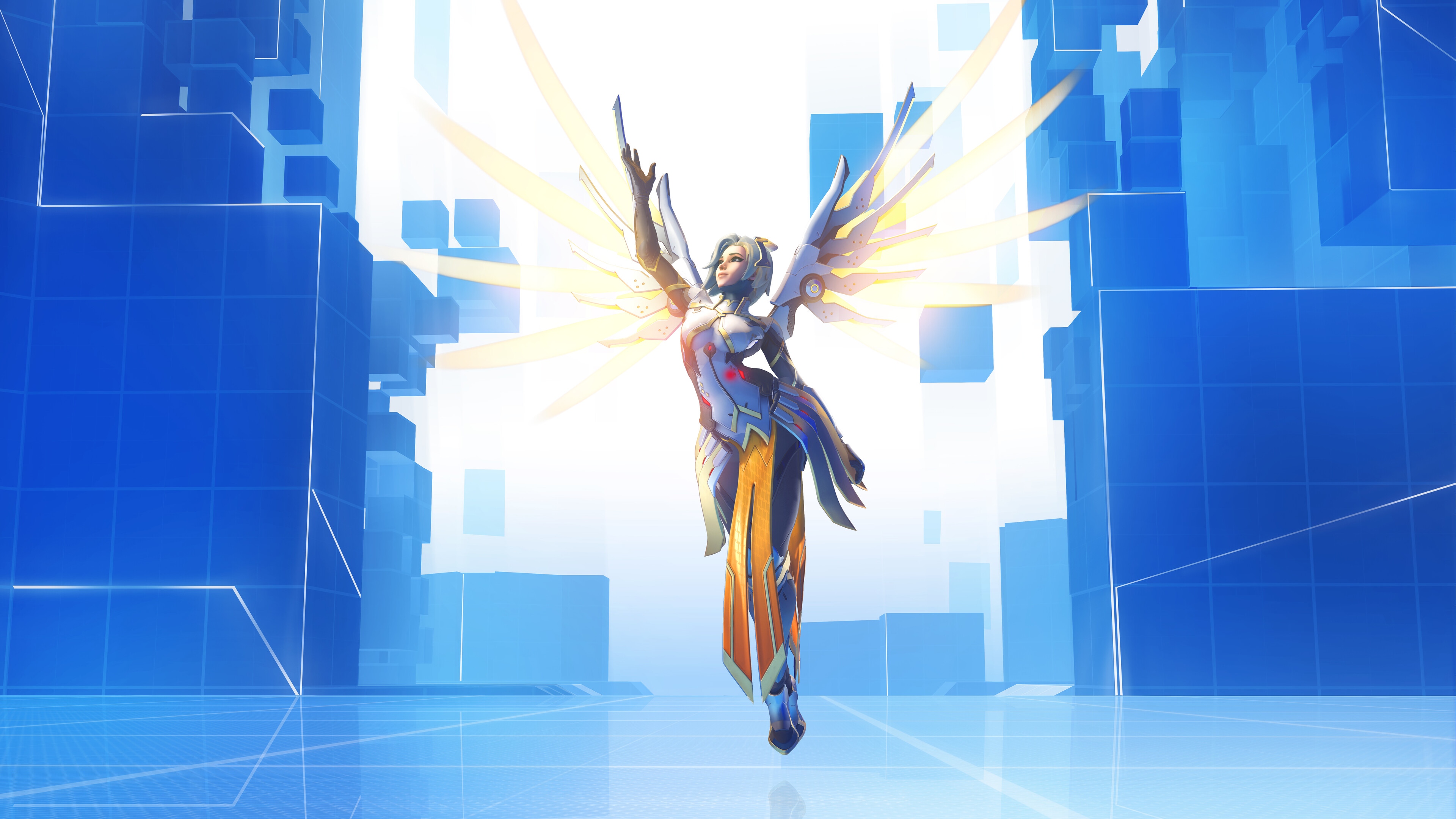 Mercy from Overwatch in 4K HD Wallpaper