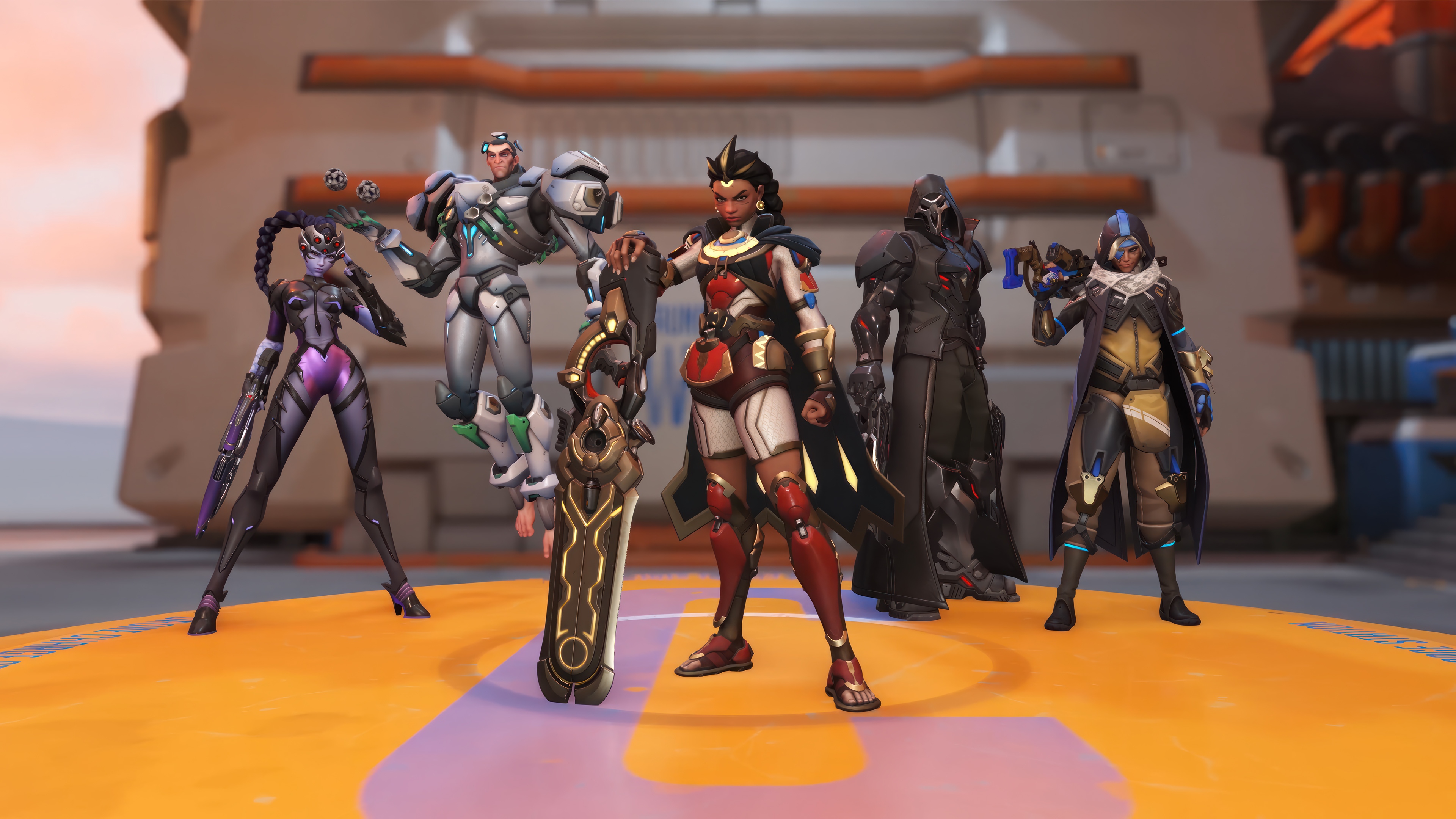 Overwatch 2: Illari, Reaper, Ana, Sigma, Widowmaker HD Wallpaper
