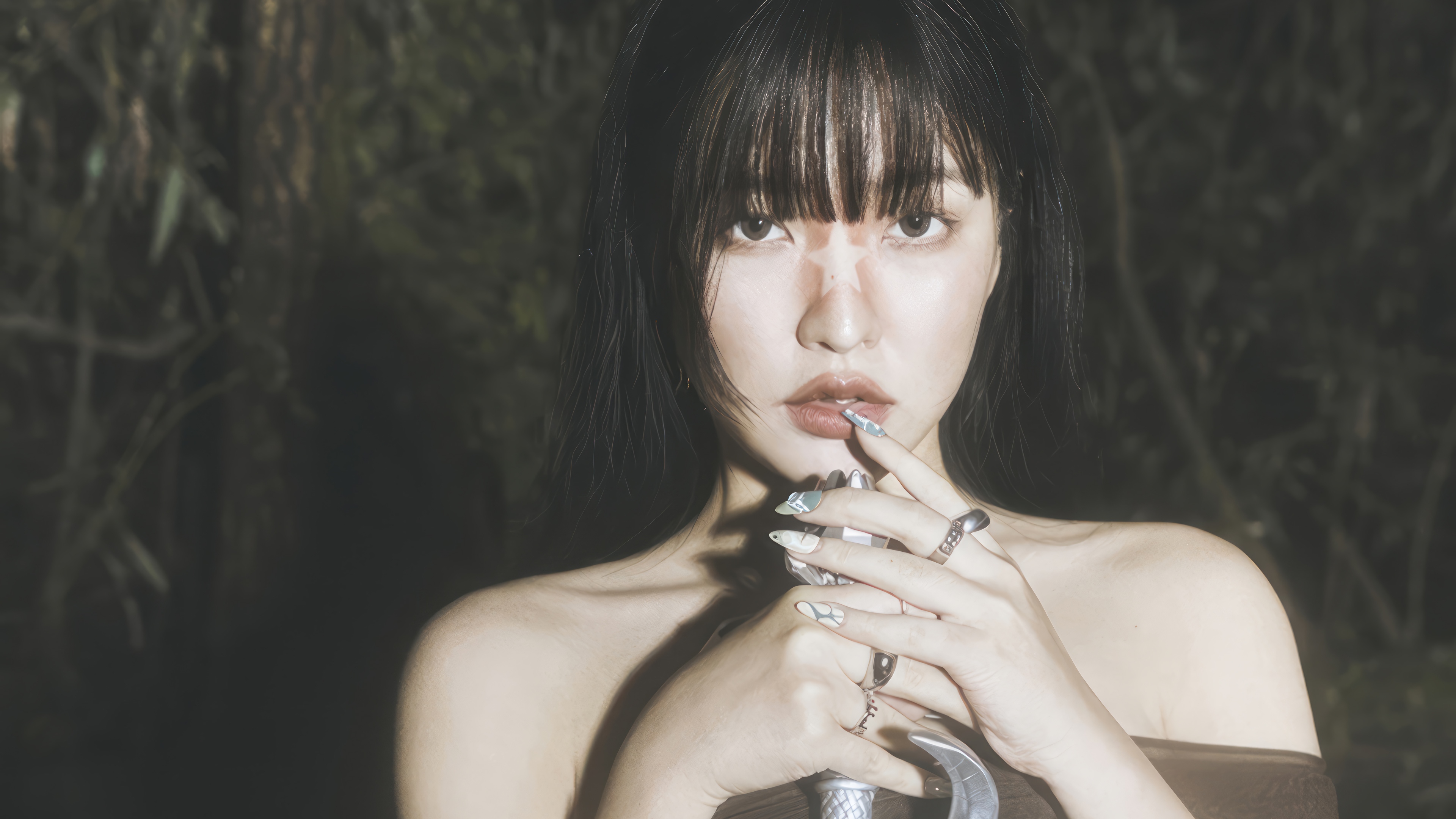 Yeri from Red Velvet with a sword HD Wallpaper