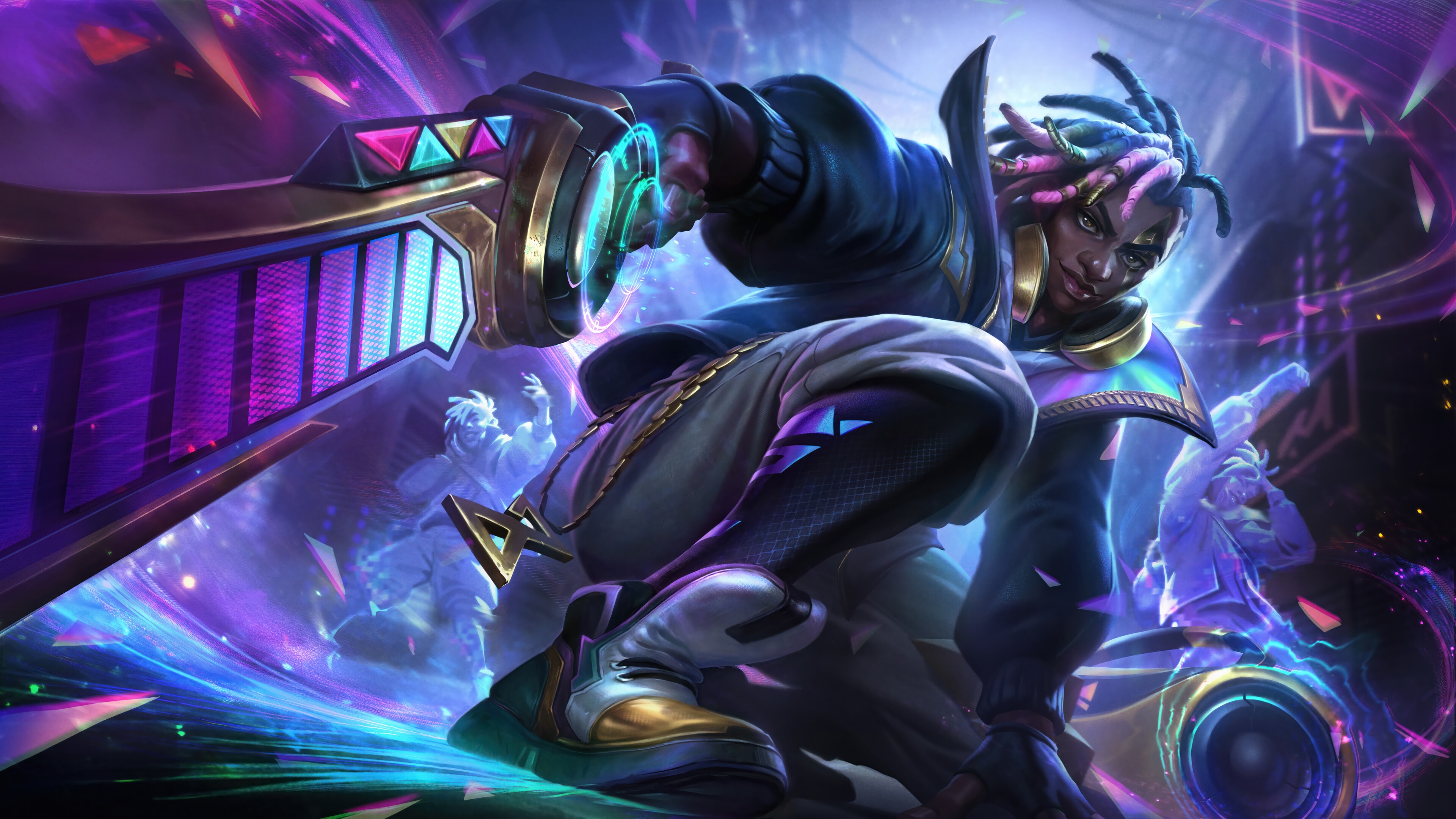 Ekko from League of Legends 4K HD Wallpaper