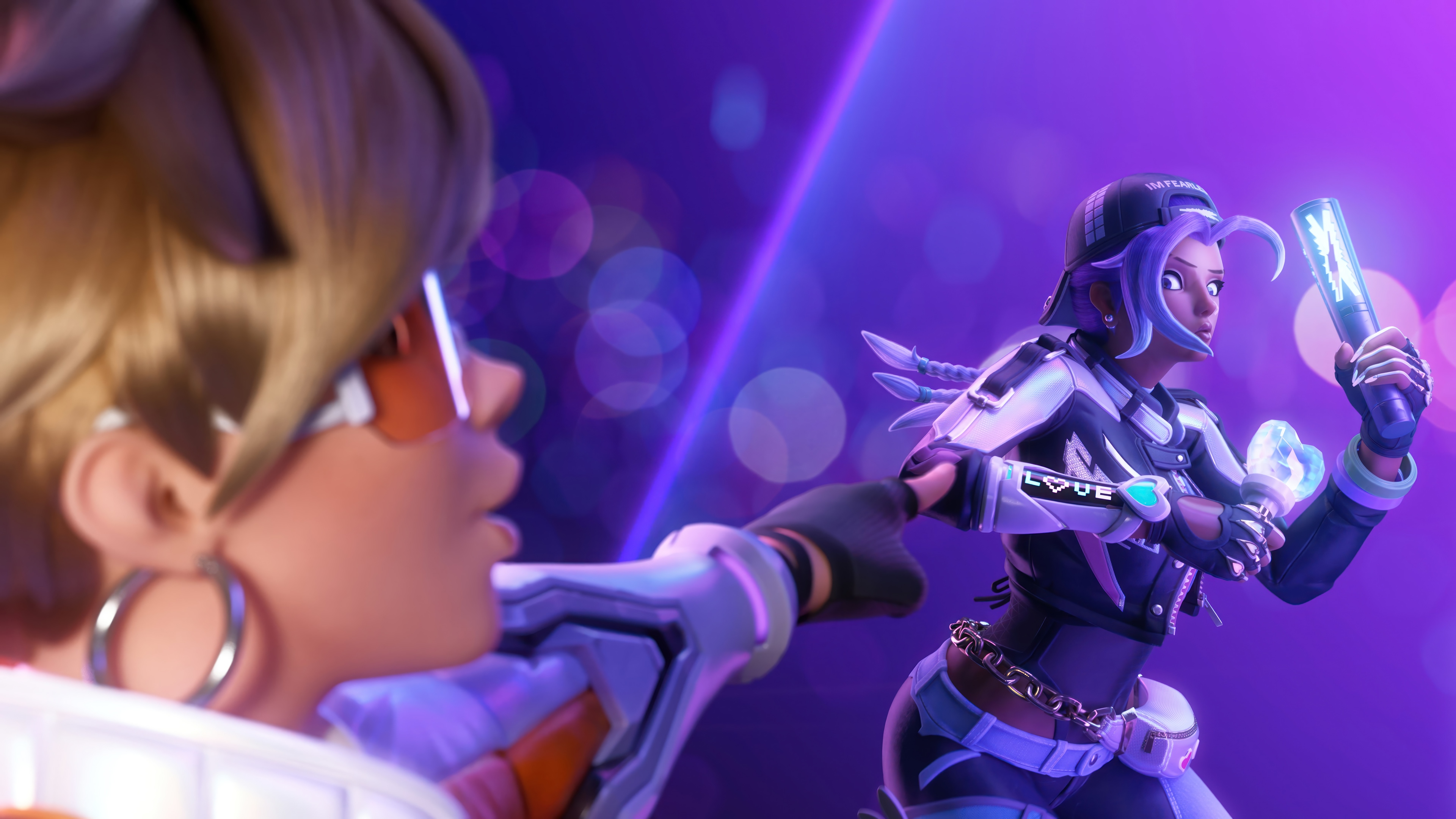Overwatch 2 Tracer and Sombra 4K HD Wallpaper