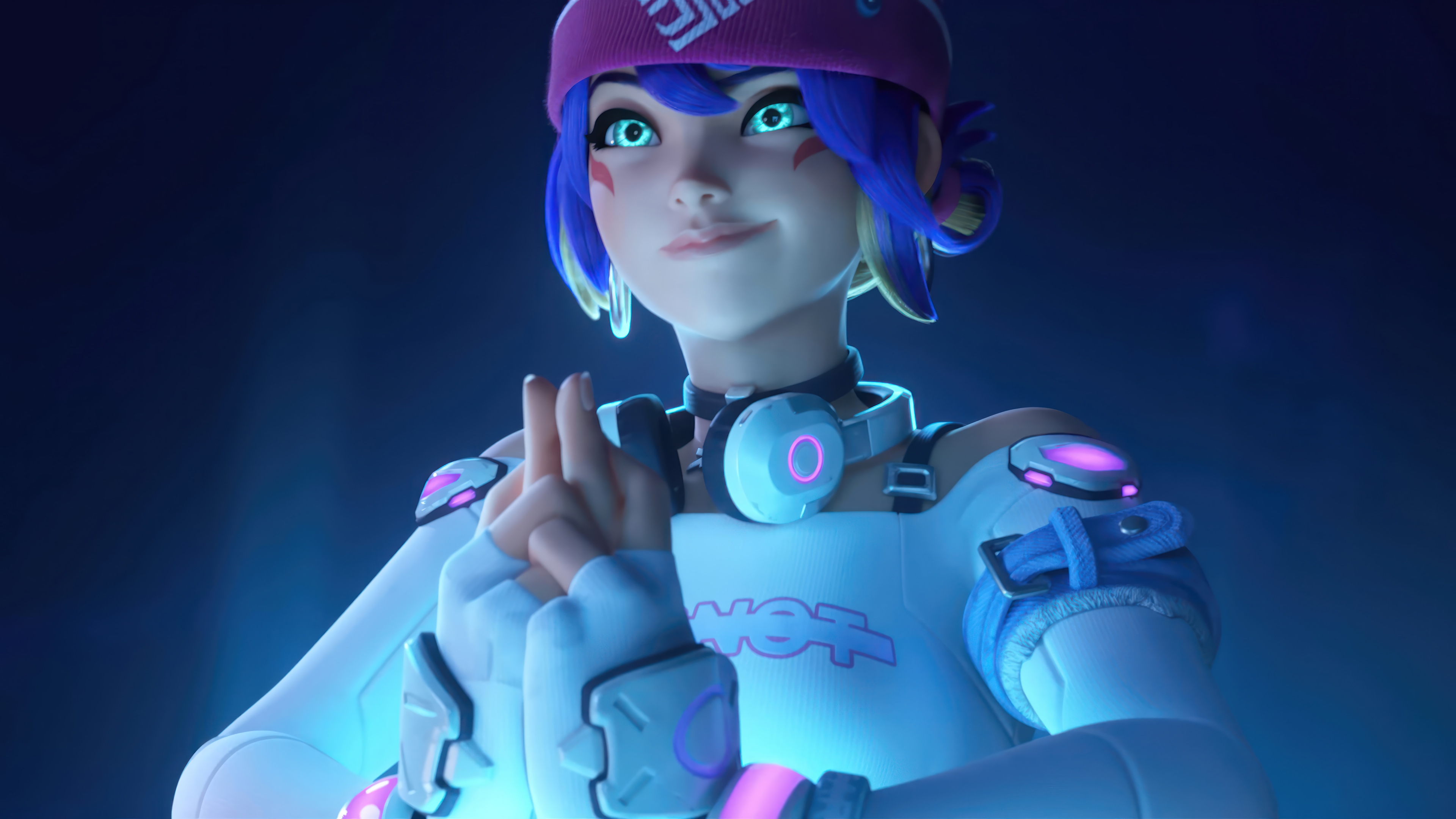 Kiriko from Overwatch 2 and Le Sserafim 4K HD Wallpaper