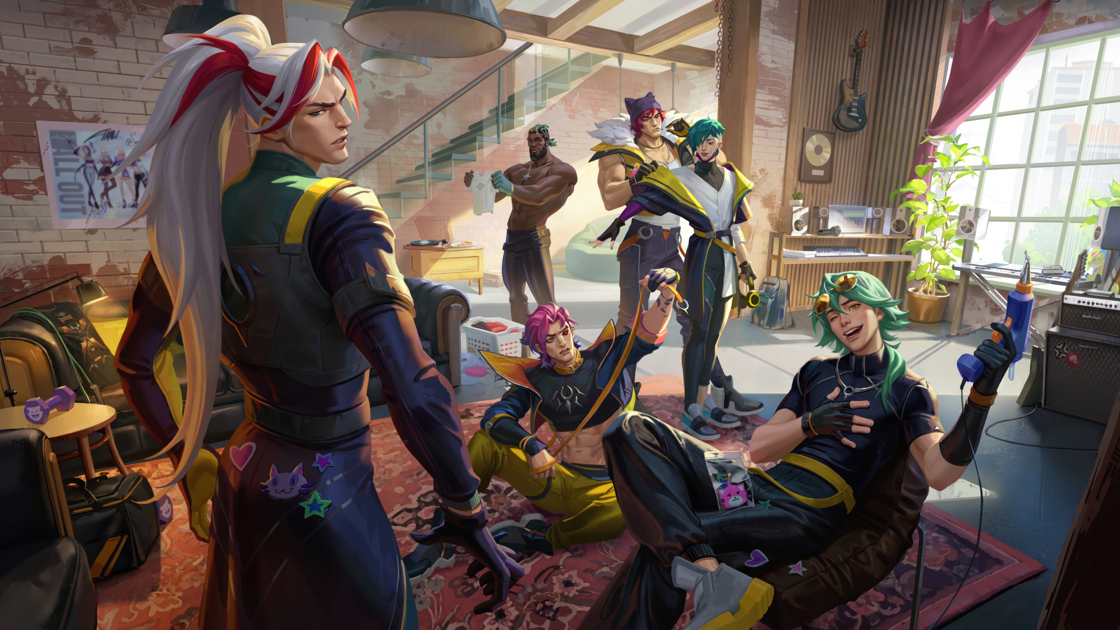Heartsteel Yone, Ezreal, Kayn, Aphelios, Sett, and League of Legends 4K HD Wallpaper
