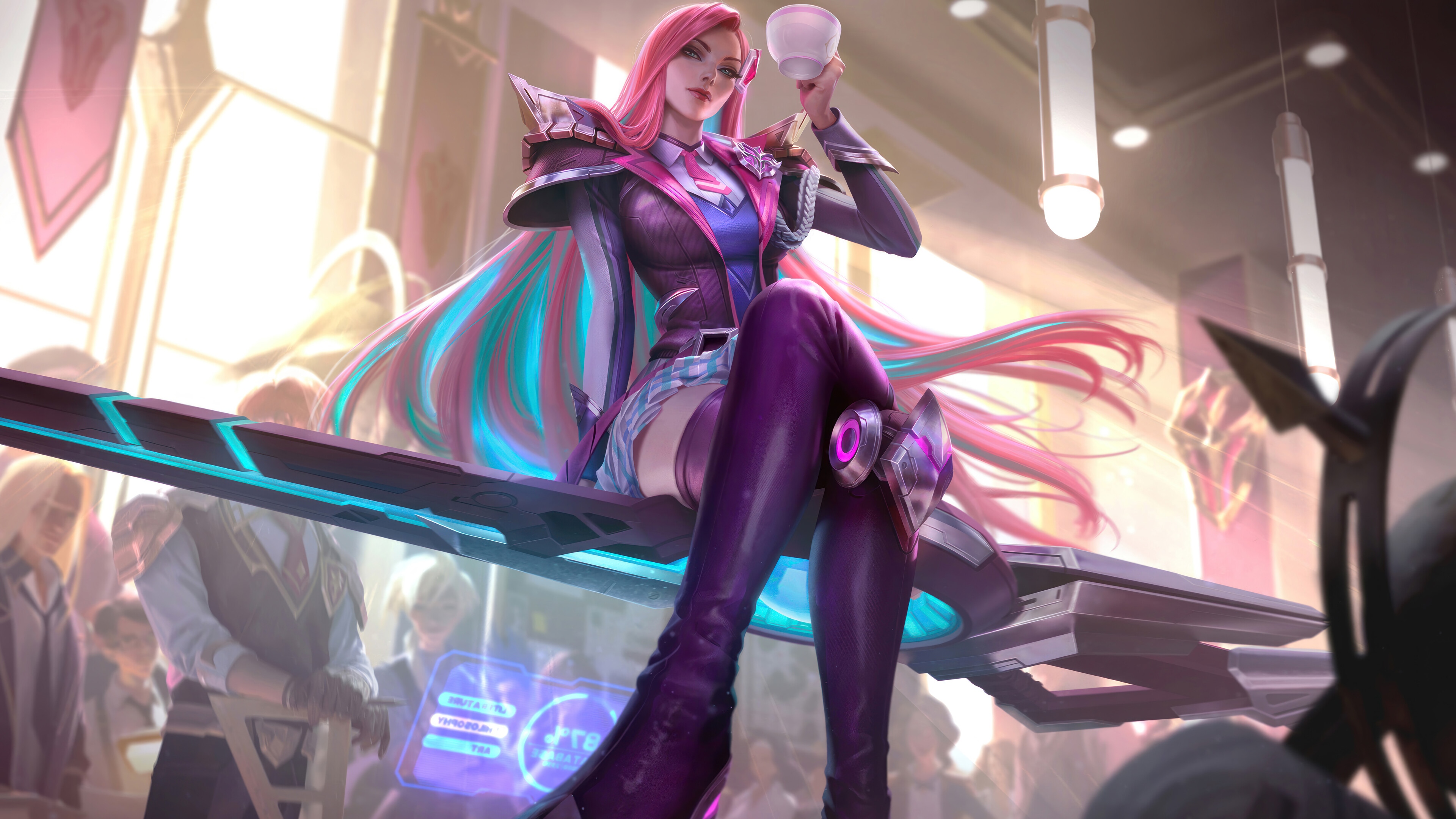 Caitlyn from League of Legends 4K HD Wallpaper