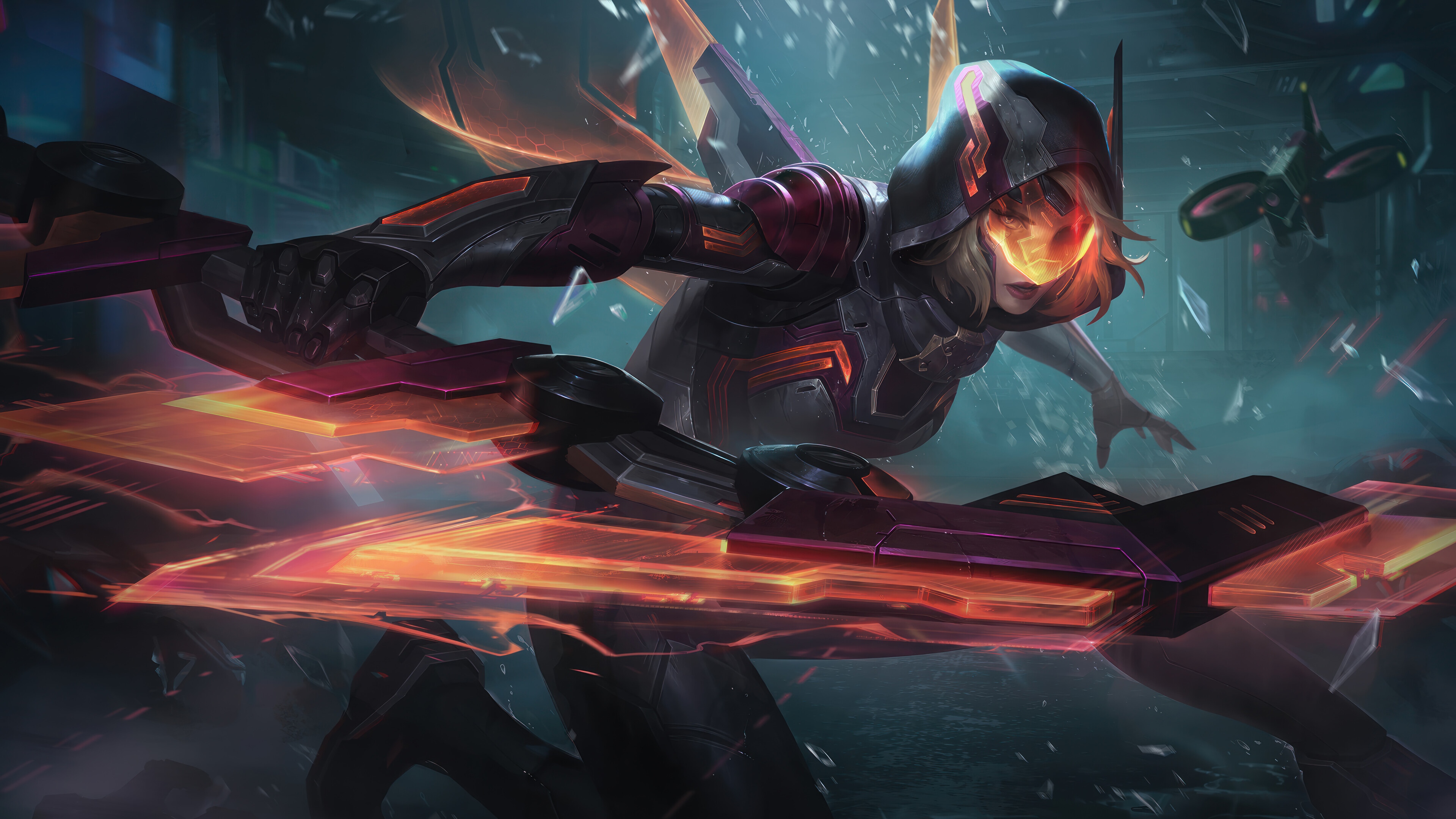 Ashe from League of Legends 4K HD Wallpaper