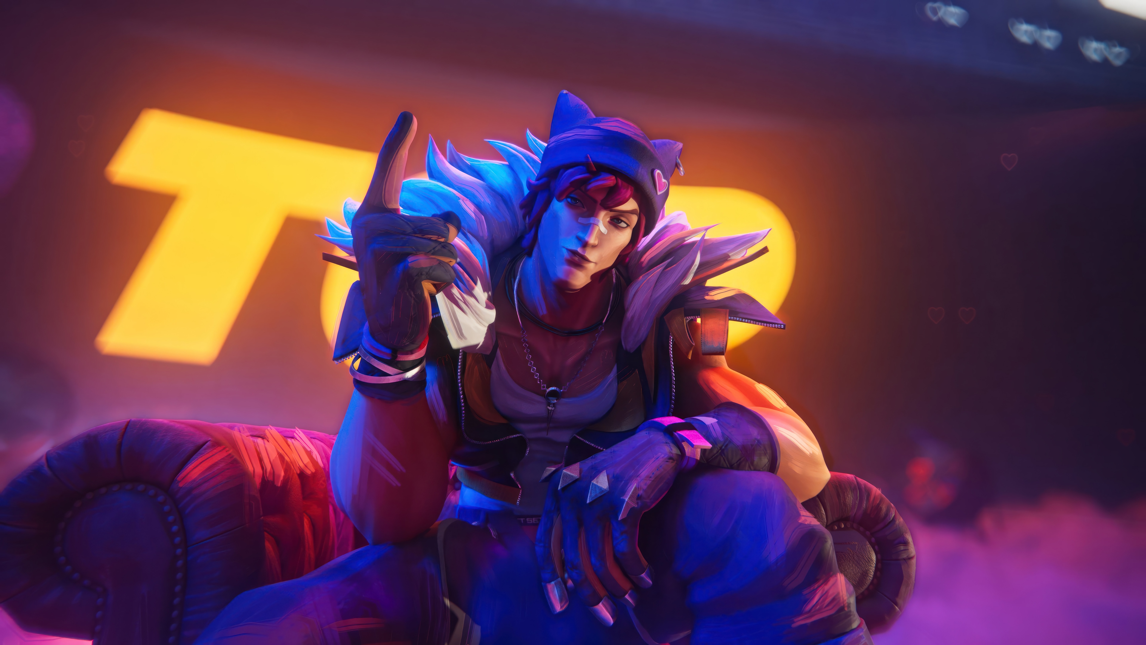 Sett from League of Legends Heartsteel 4K HD Wallpaper
