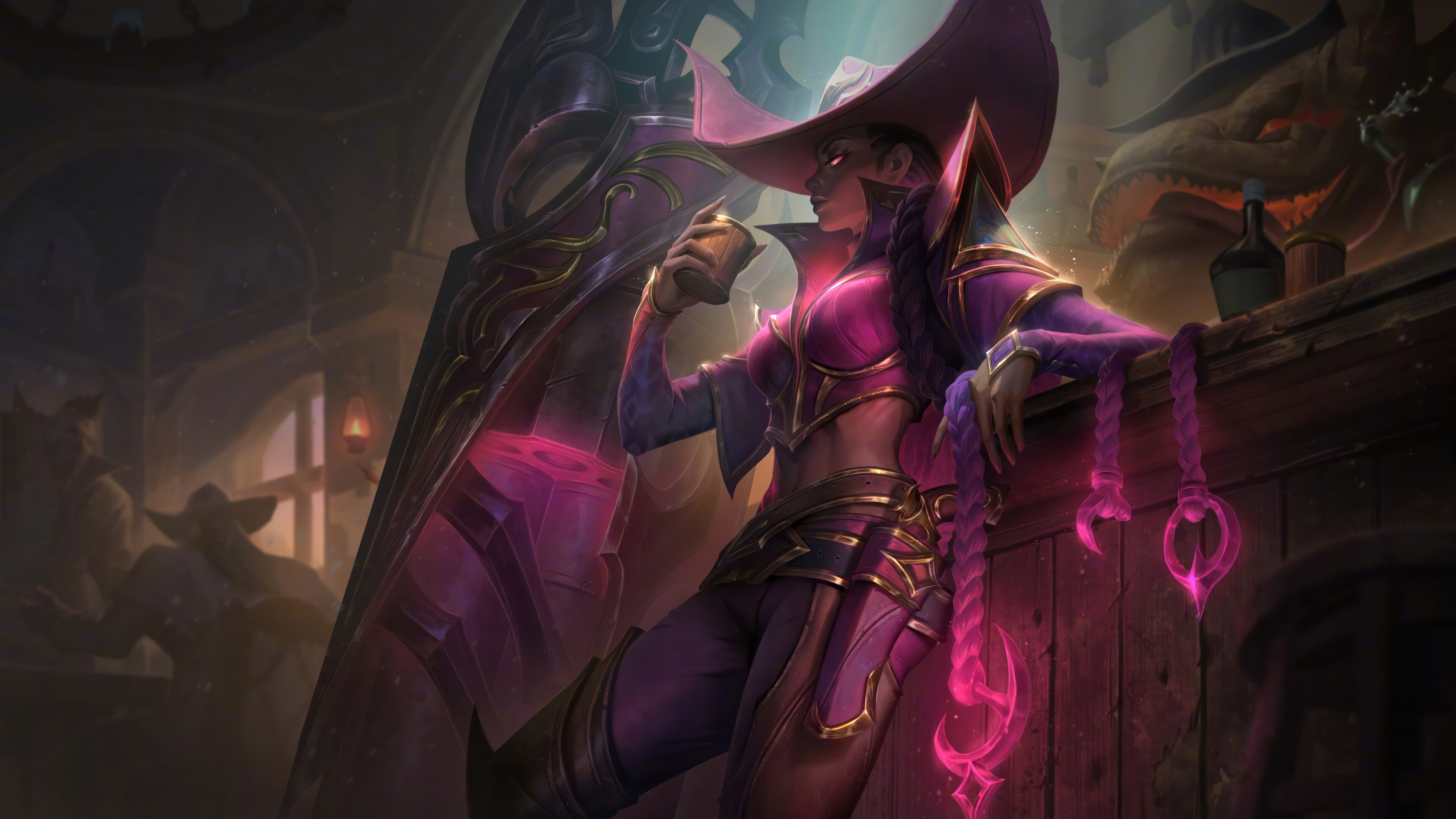Senna from League of Legends 4K HD Wallpaper