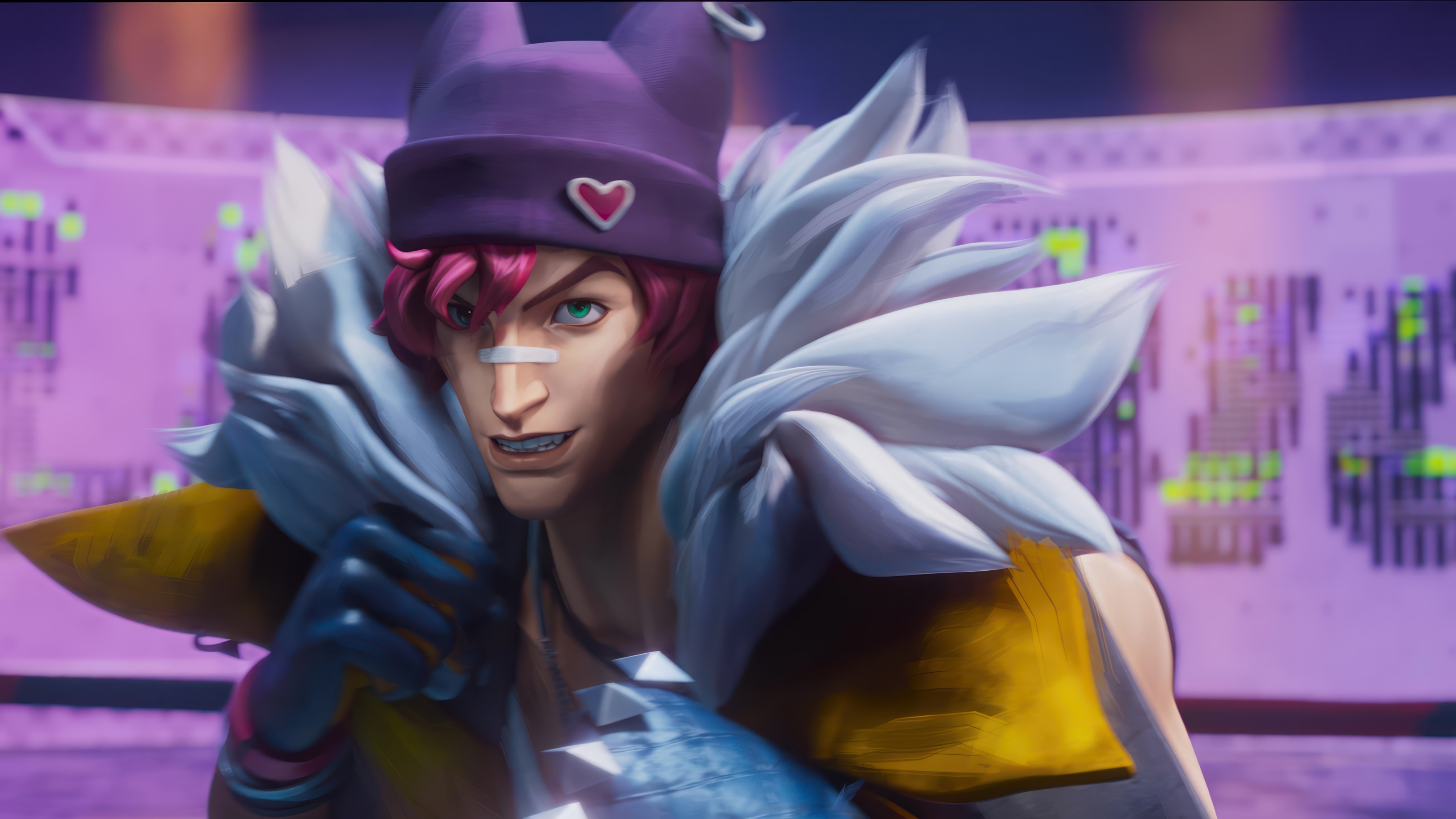 Sett from League of Legends Heartsteel 4K HD Wallpaper