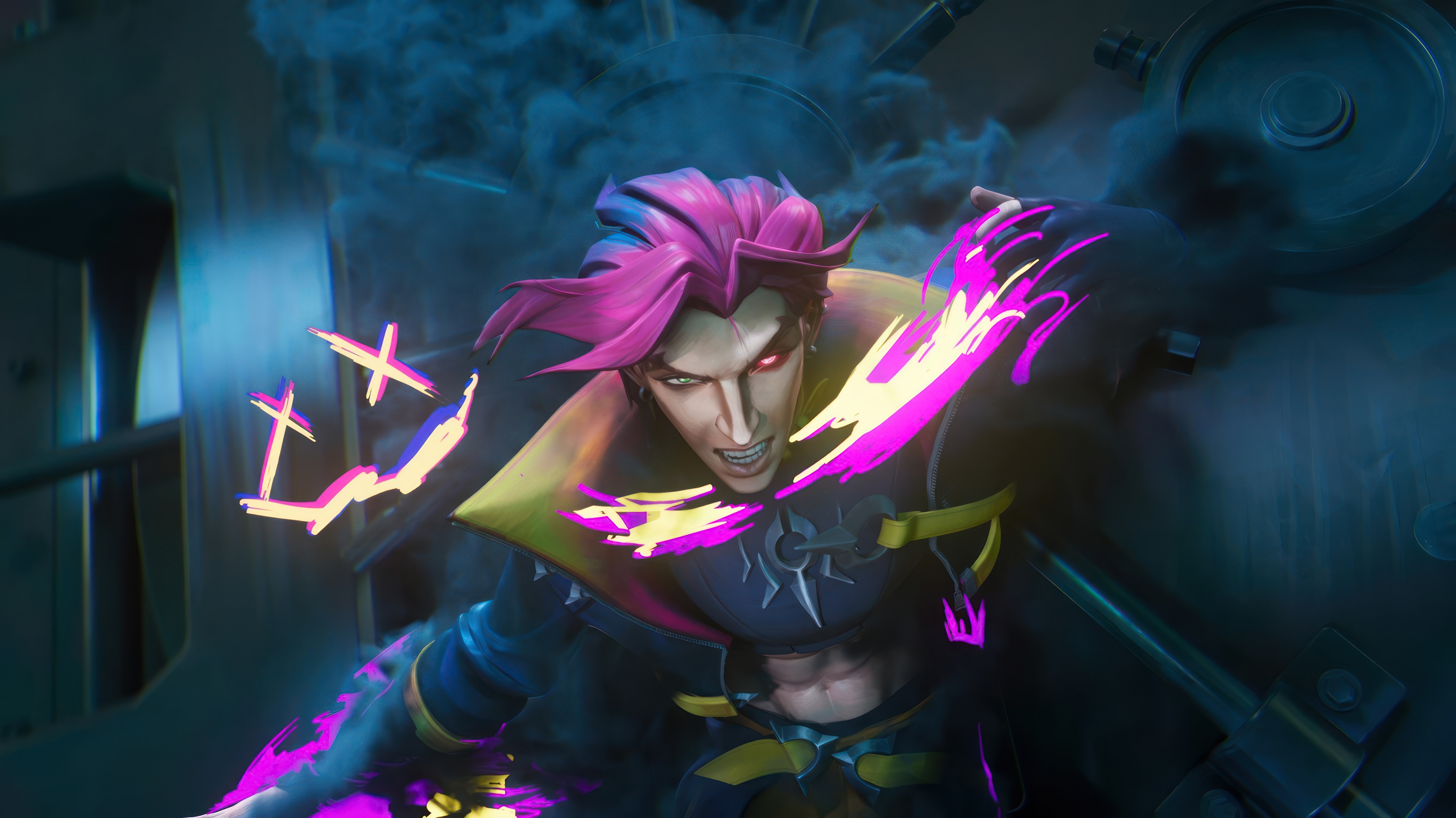 Heartsteel Kayn from League of Legends 4K HD Wallpaper