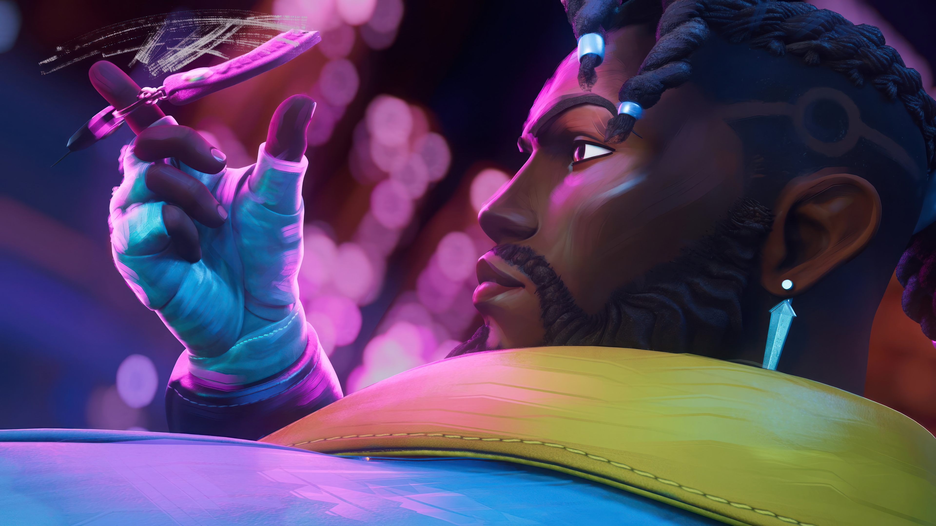 Heartsteel Ekko with a spinner HD Wallpaper