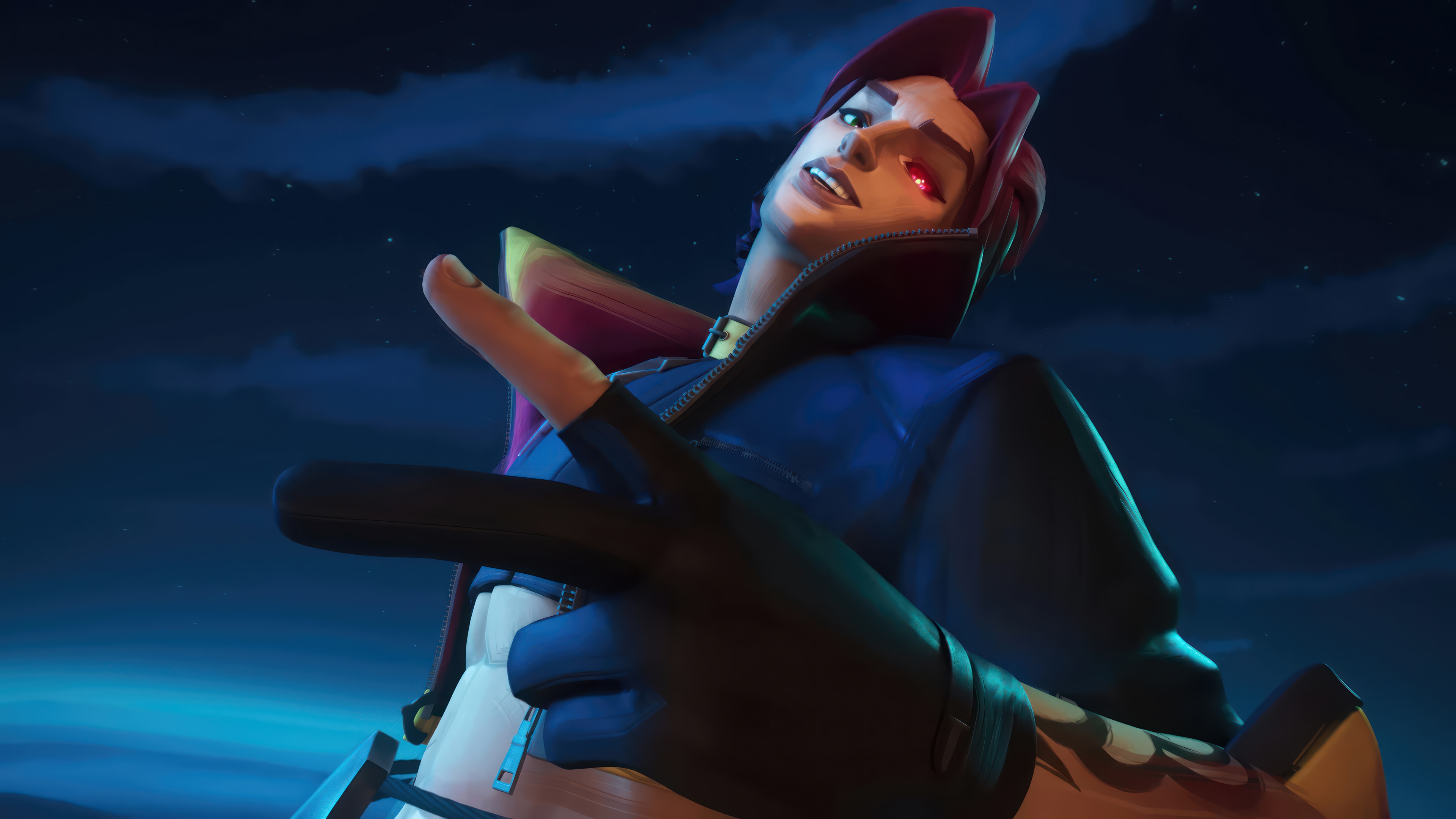 Kayn from League of Legends with red eye HD Wallpaper