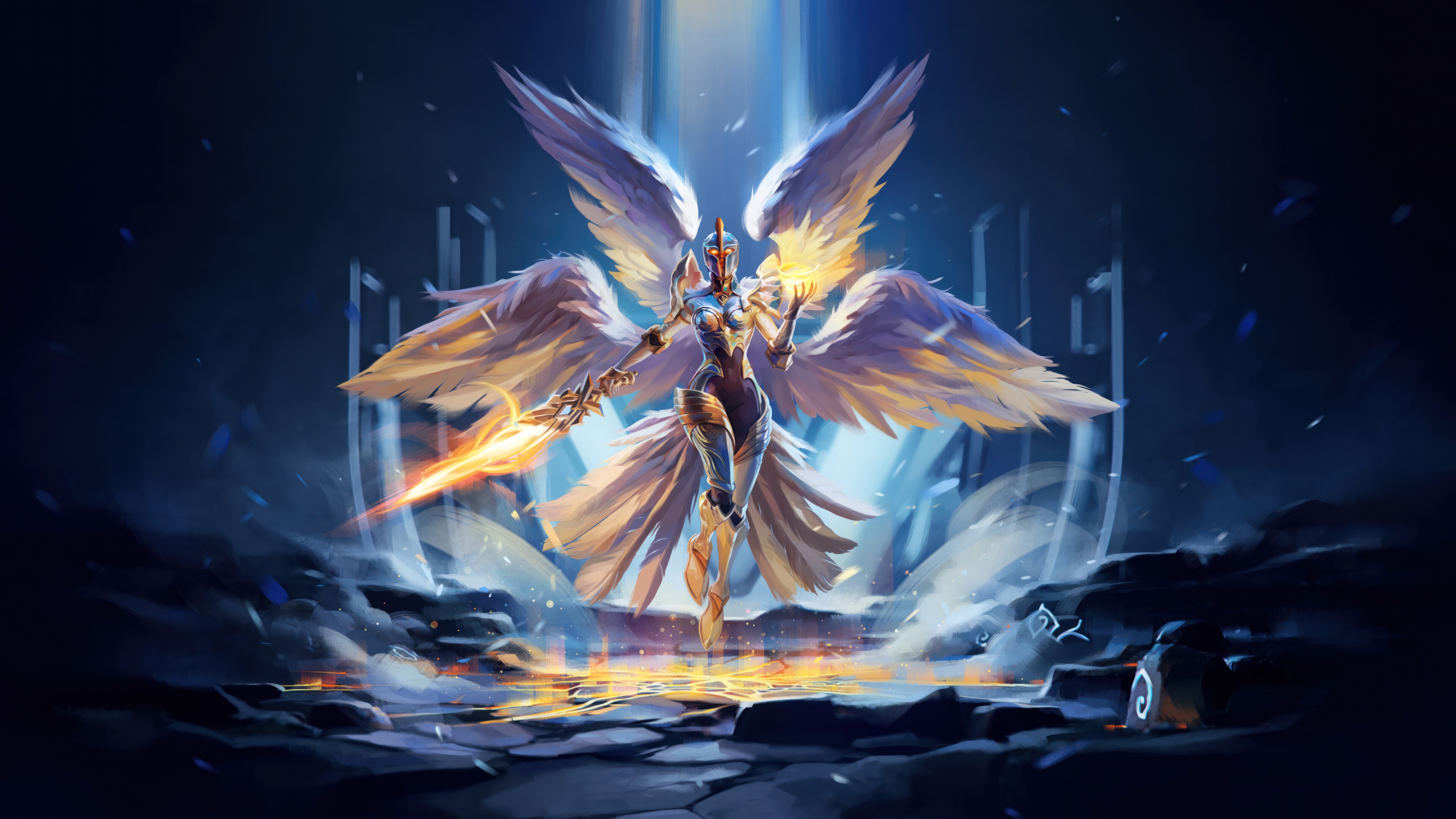 Kayle from League of Legends in 4K HD Wallpaper