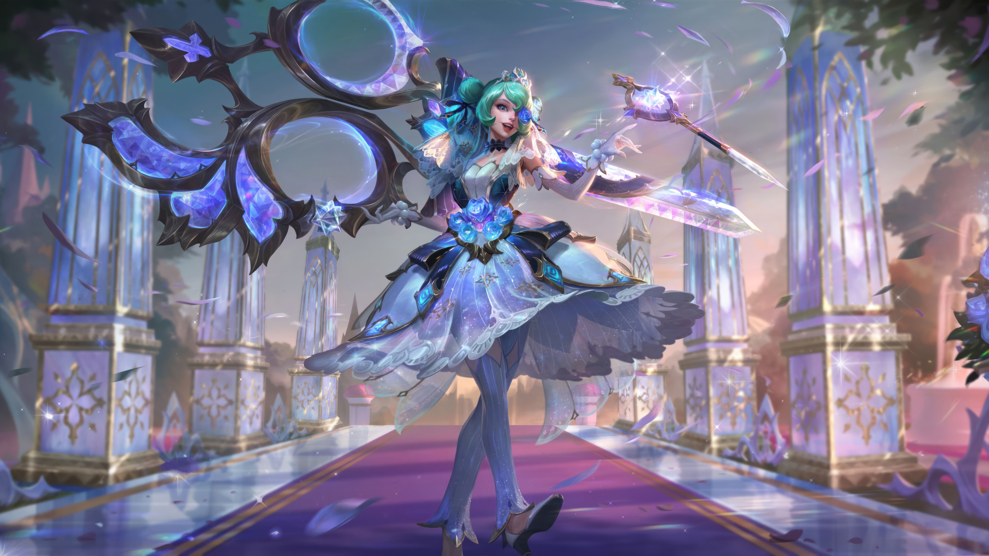 Gwen from League of Legends Wild Rift 4K HD Wallpaper