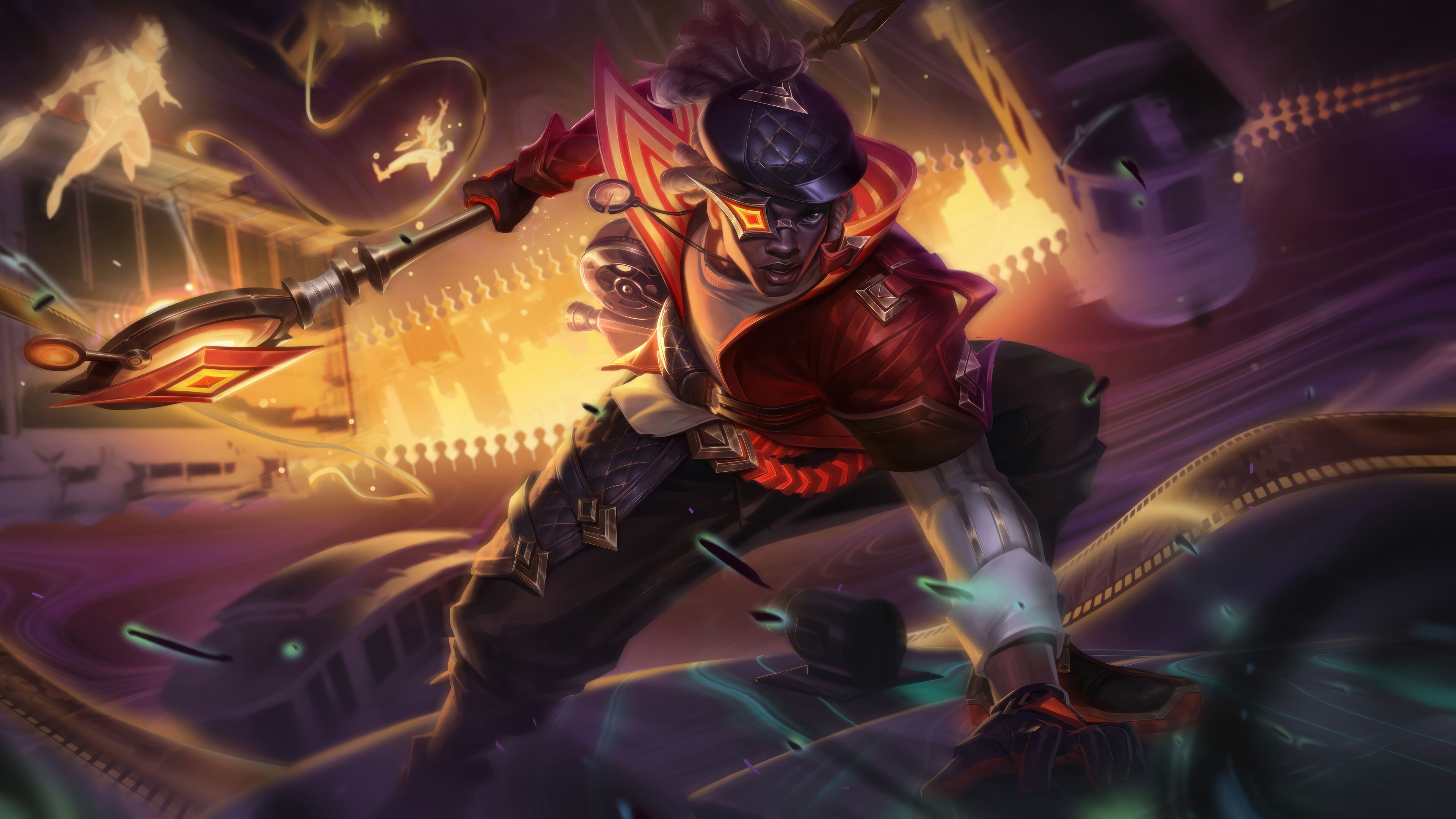 Ekko from League of Legends 4K Splash Art HD Wallpaper