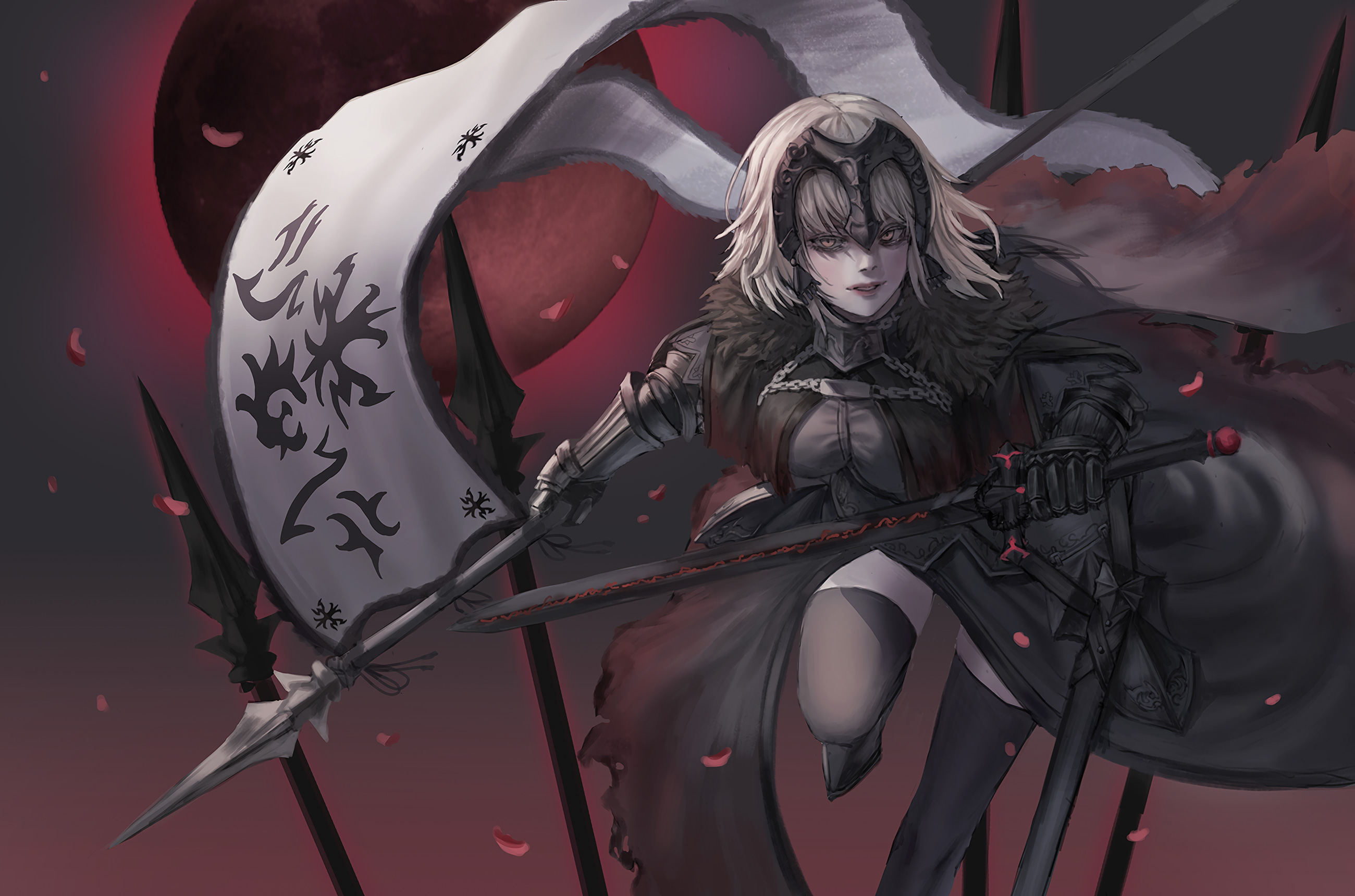 Jeanne d'Arc Alter from Fate/Grand Order HD Wallpaper