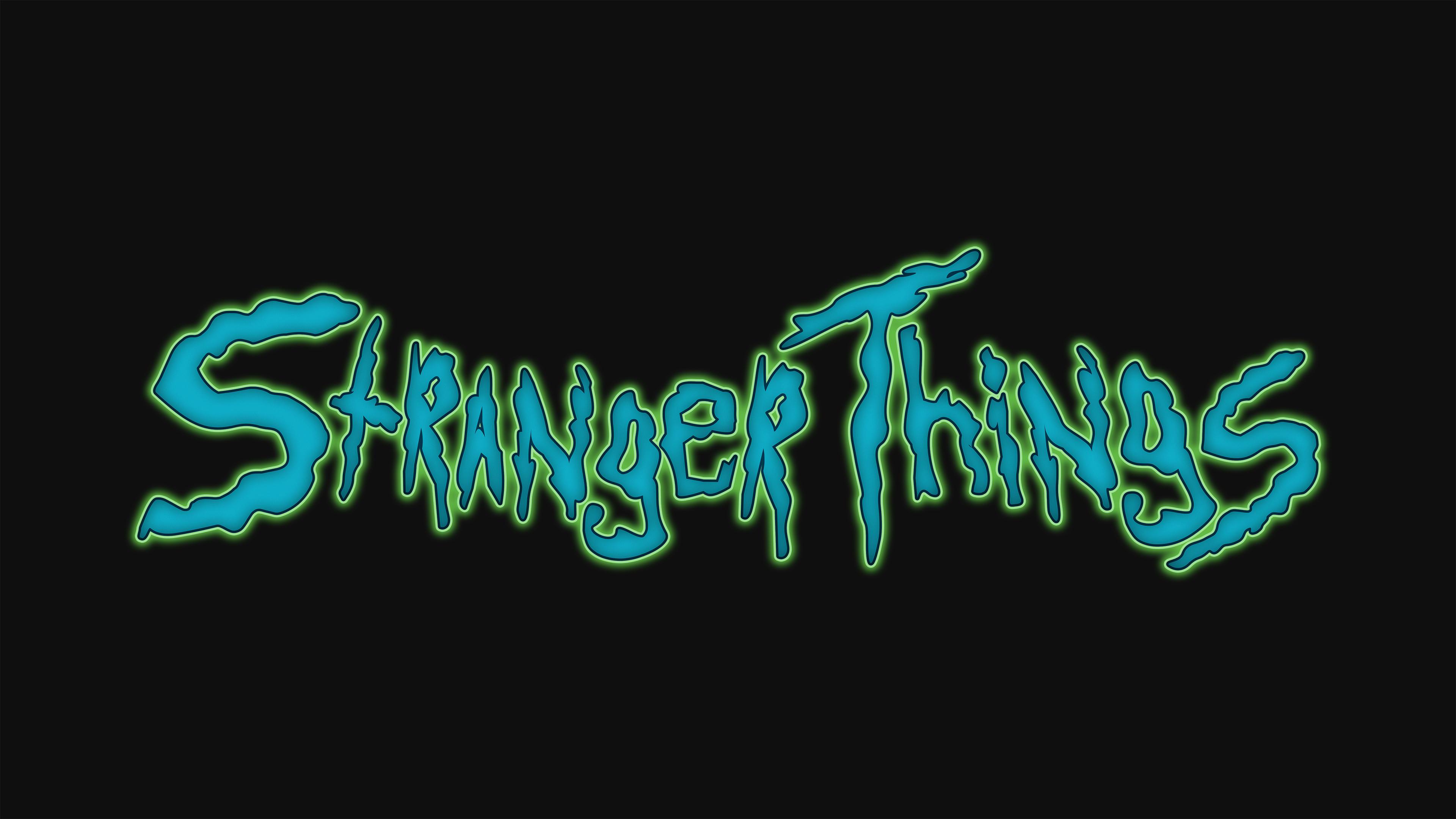 Stranger Things logo 4K HD Wallpaper
