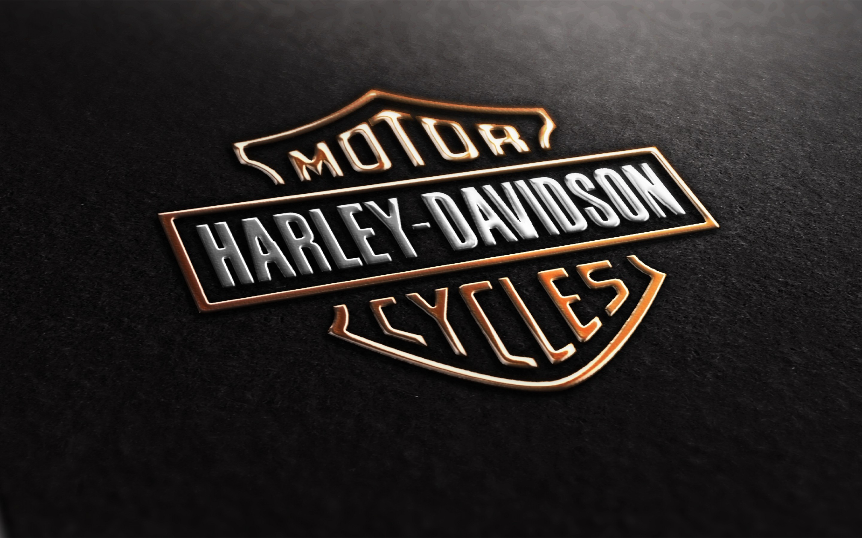 Harley-Davidson Motor Cycles logo HD Wallpaper
