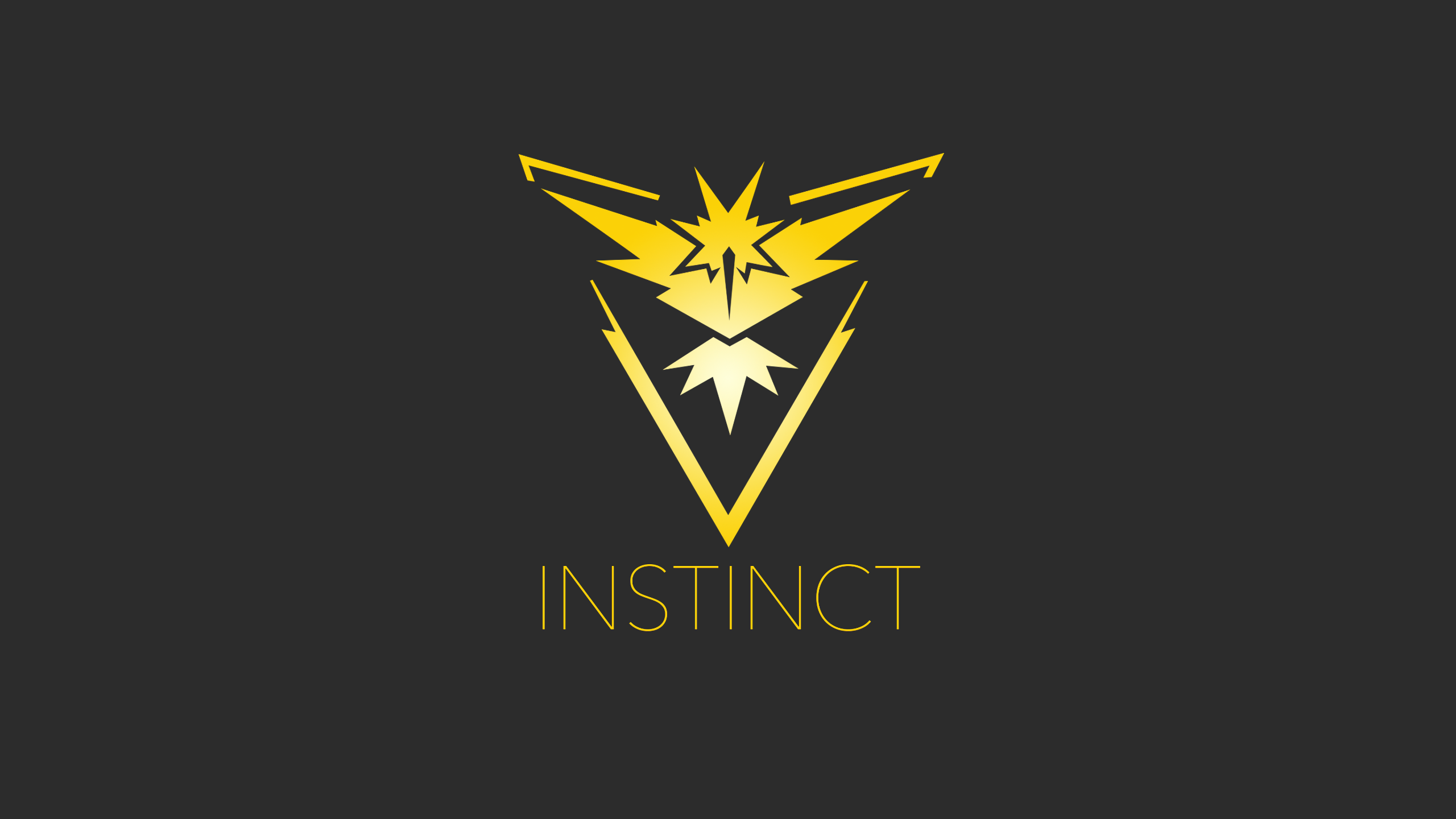 Team Instinct logo from Pokemon Go HD Wallpaper