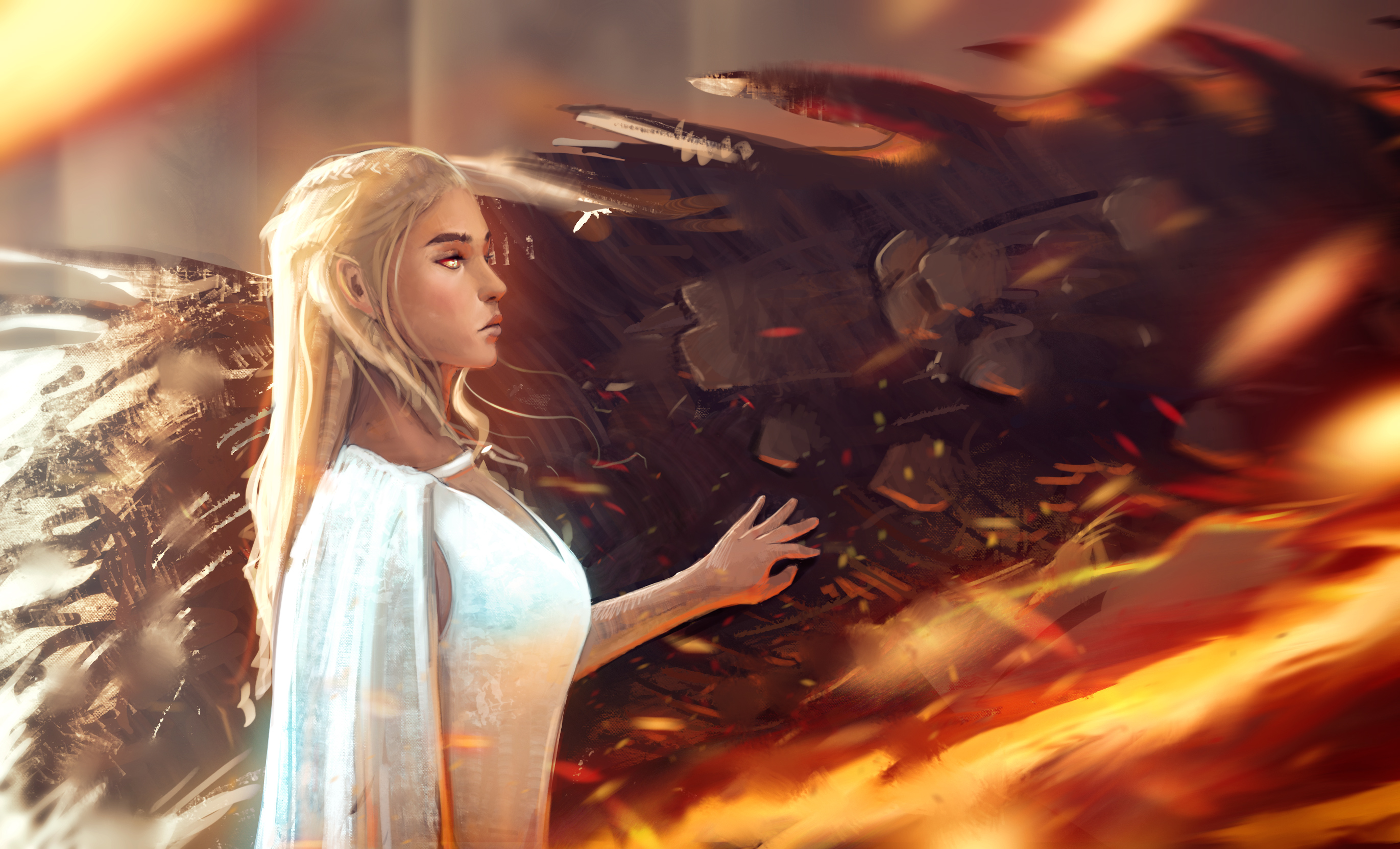 Daenerys Targaryen from Game of Thrones HD Wallpaper
