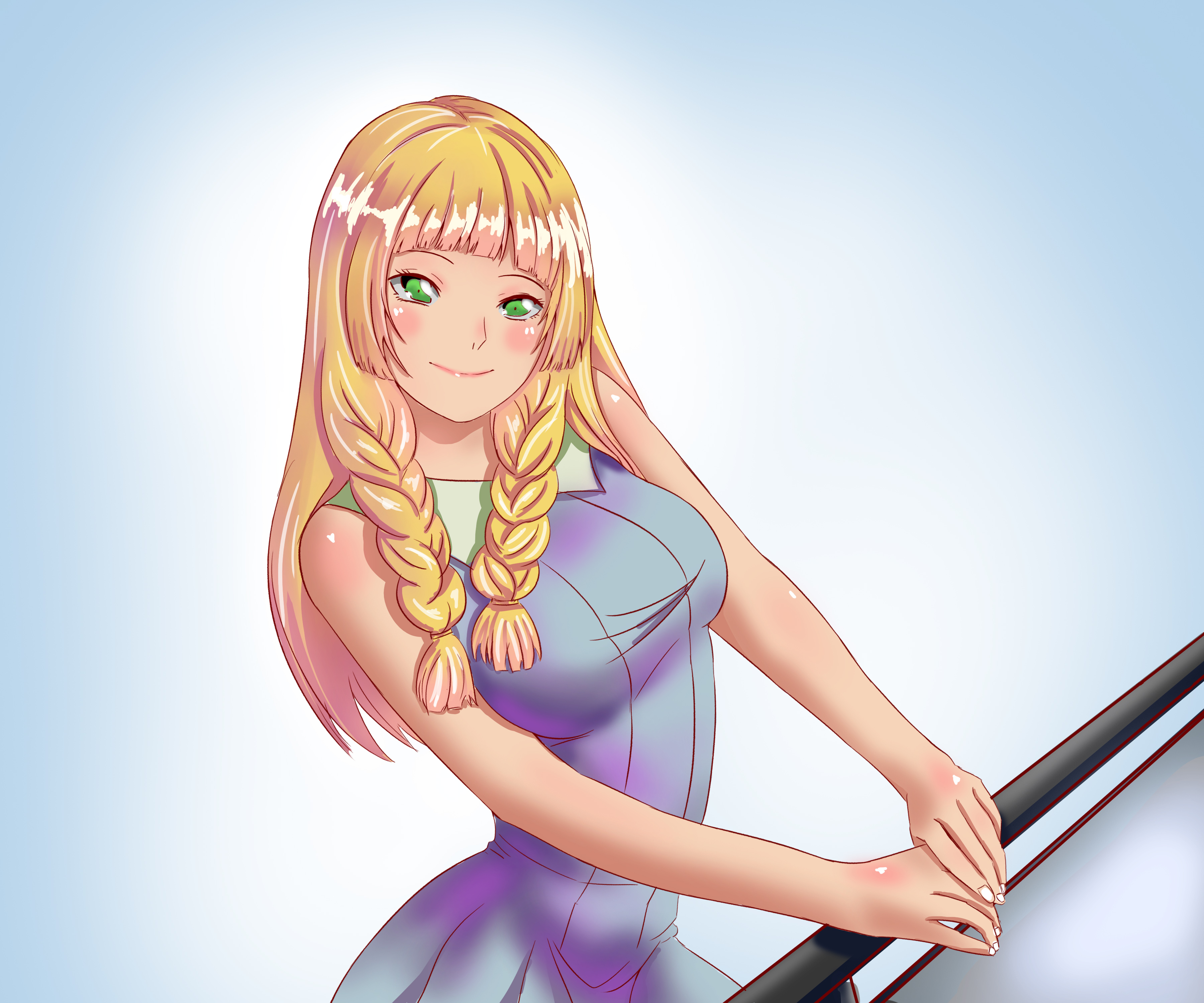 Lillie from Pokemon HD Wallpaper