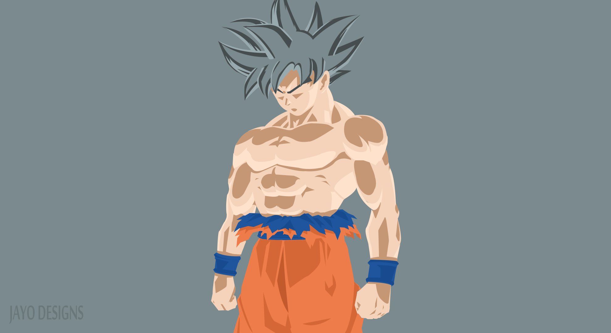 Goku from Dragon Ball in Ultra Instinct form HD Wallpaper