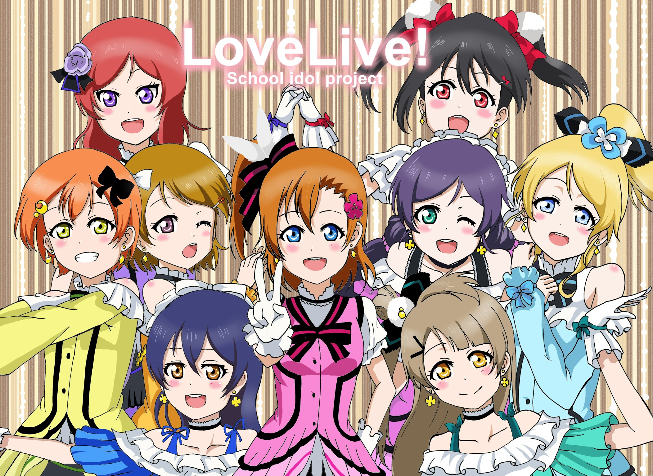 Love Live! School idol project characters HD Wallpaper