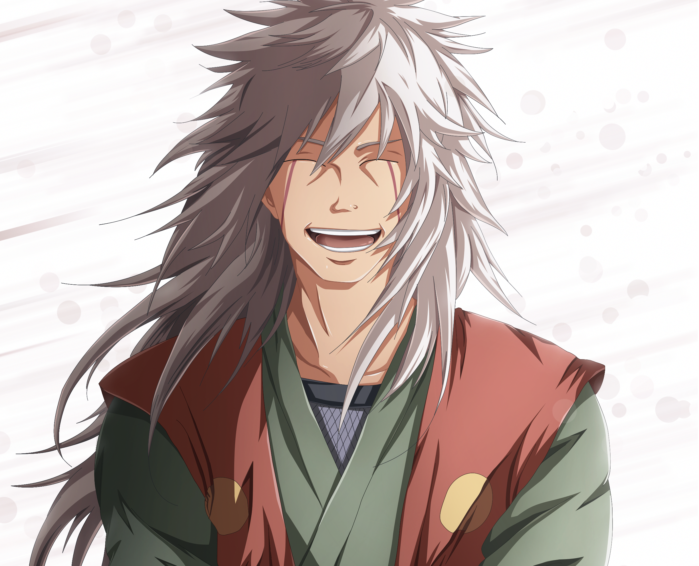 Jiraiya Smiling Warmly from Naruto HD Wallpaper