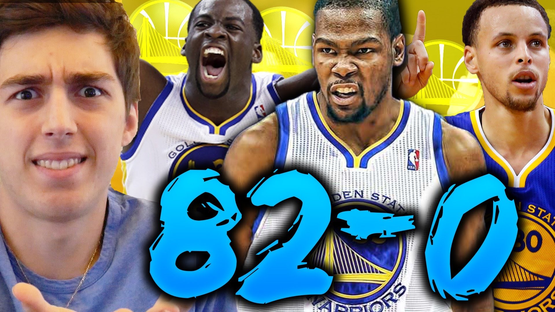 Golden State Warriors players with a content creator HD Wallpaper