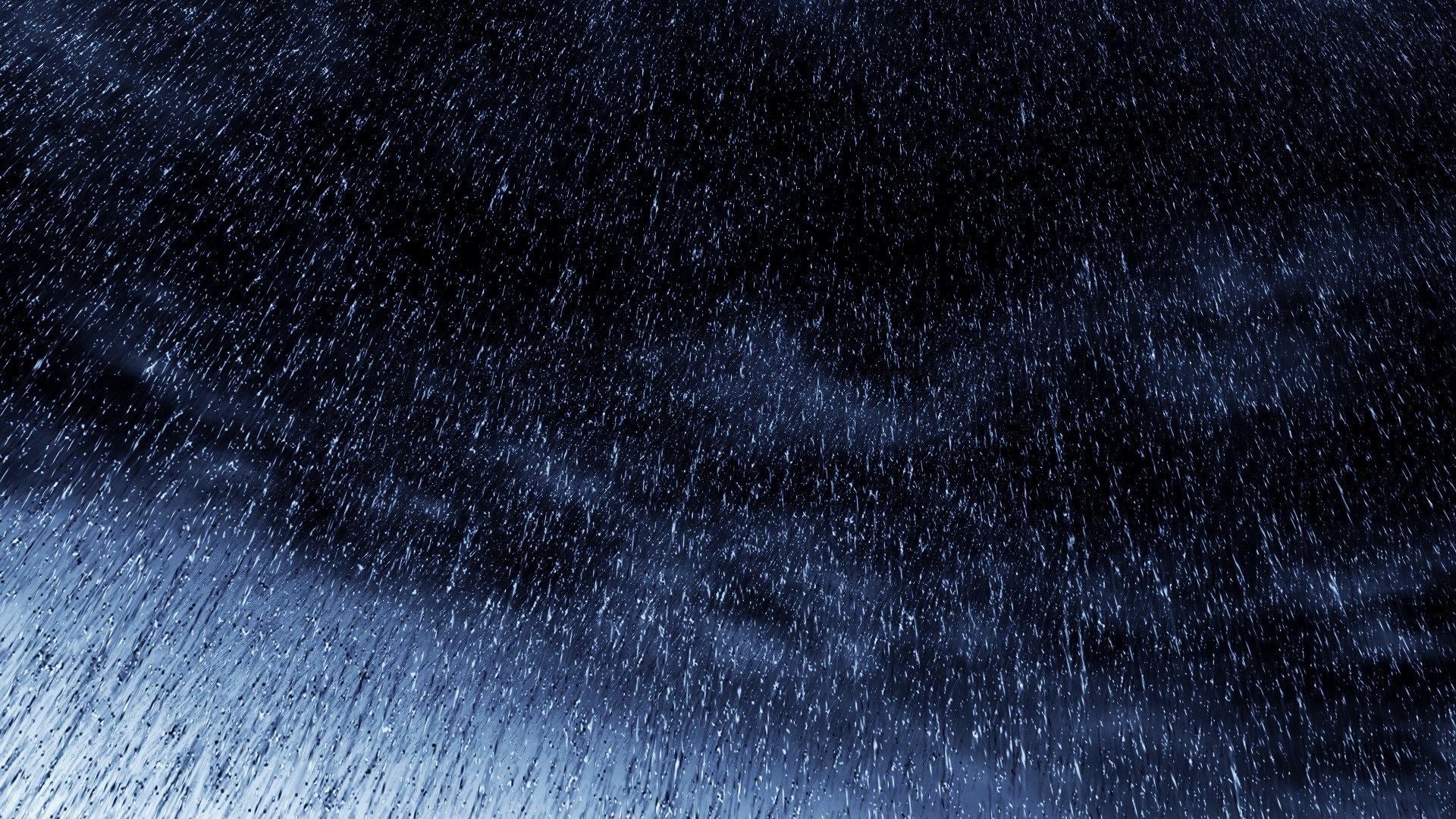 Rainy night sky with clouds HD Wallpaper