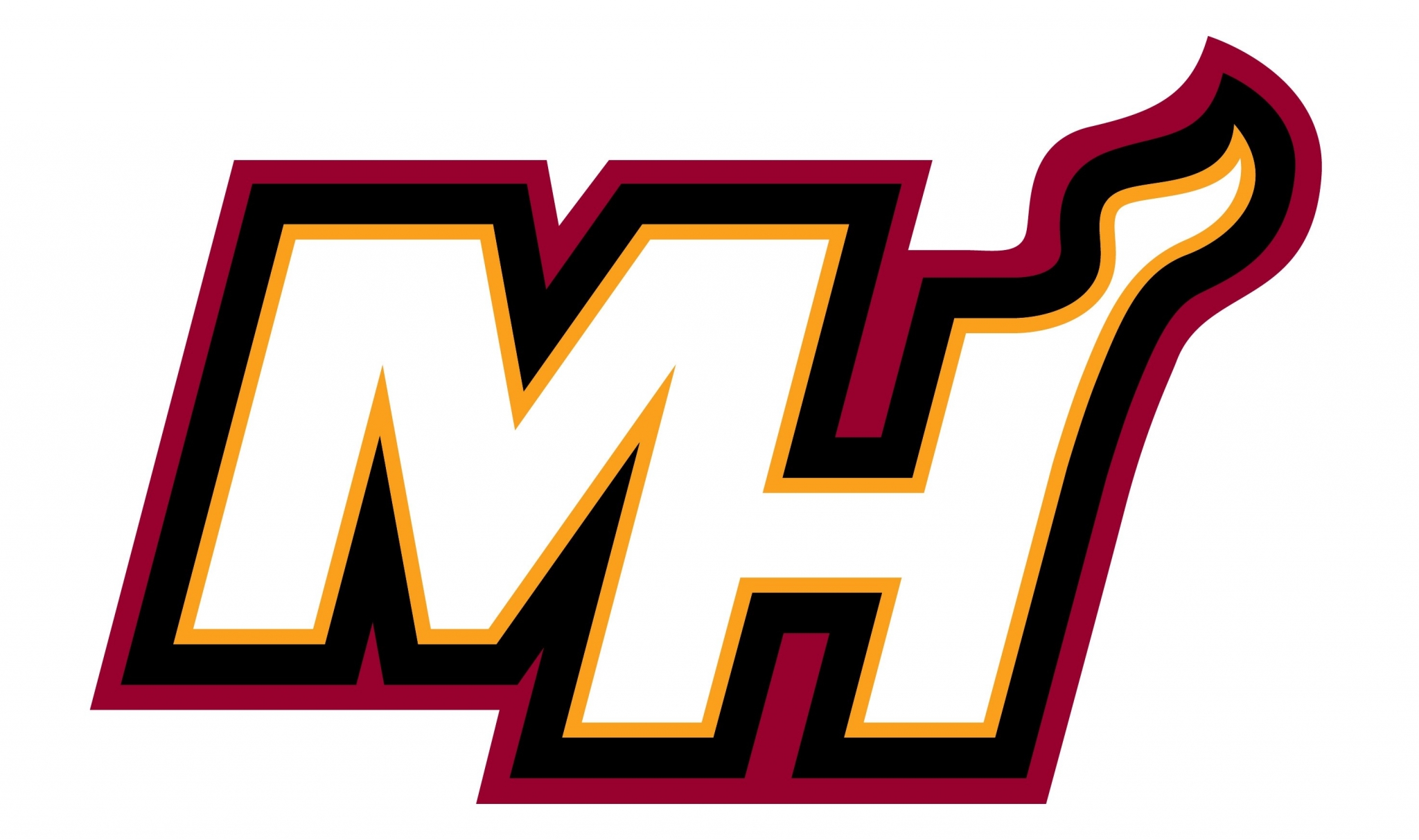 Miami Heat MH Logo HD Wallpaper