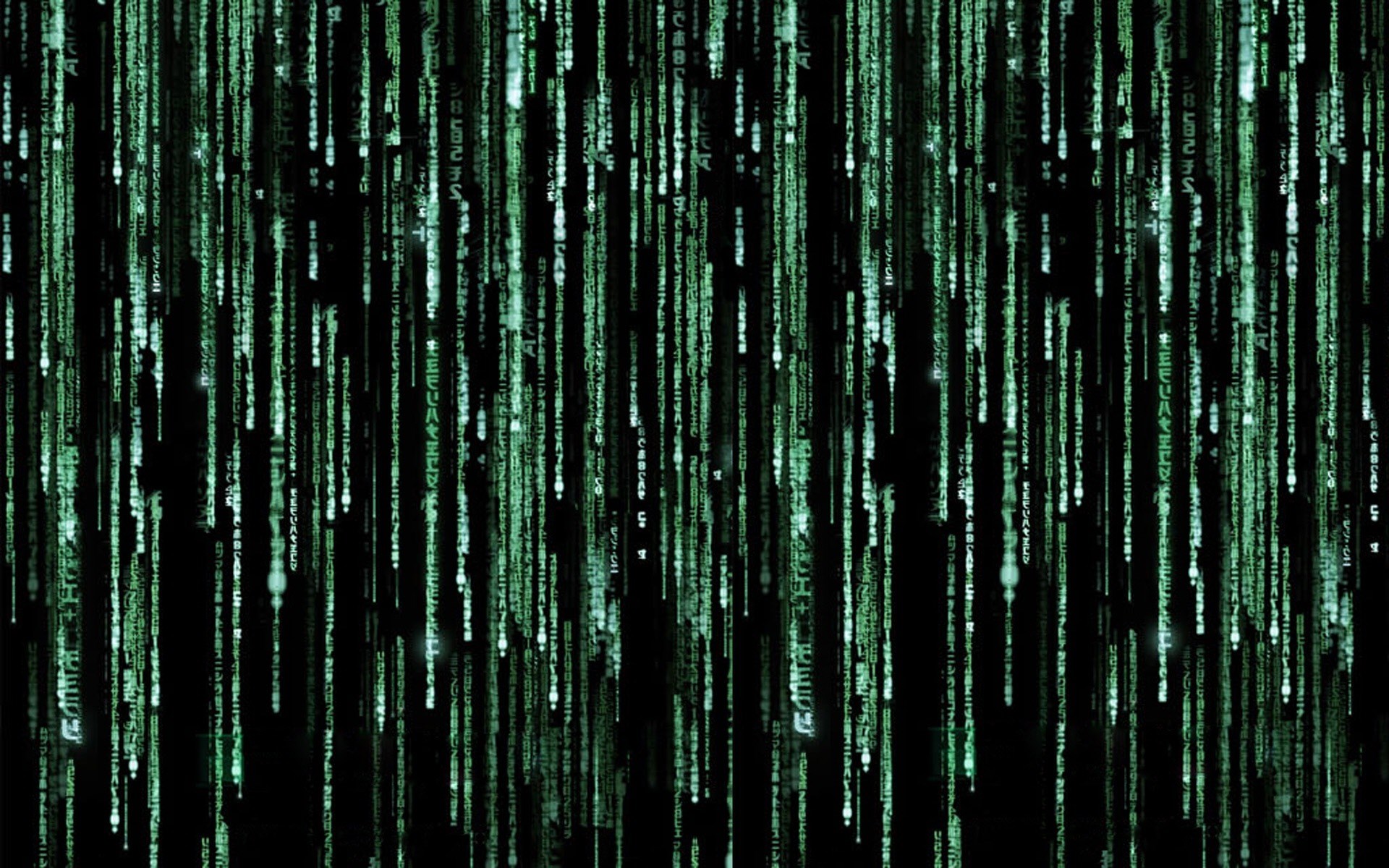 Matrix digital rain effect HD Wallpaper