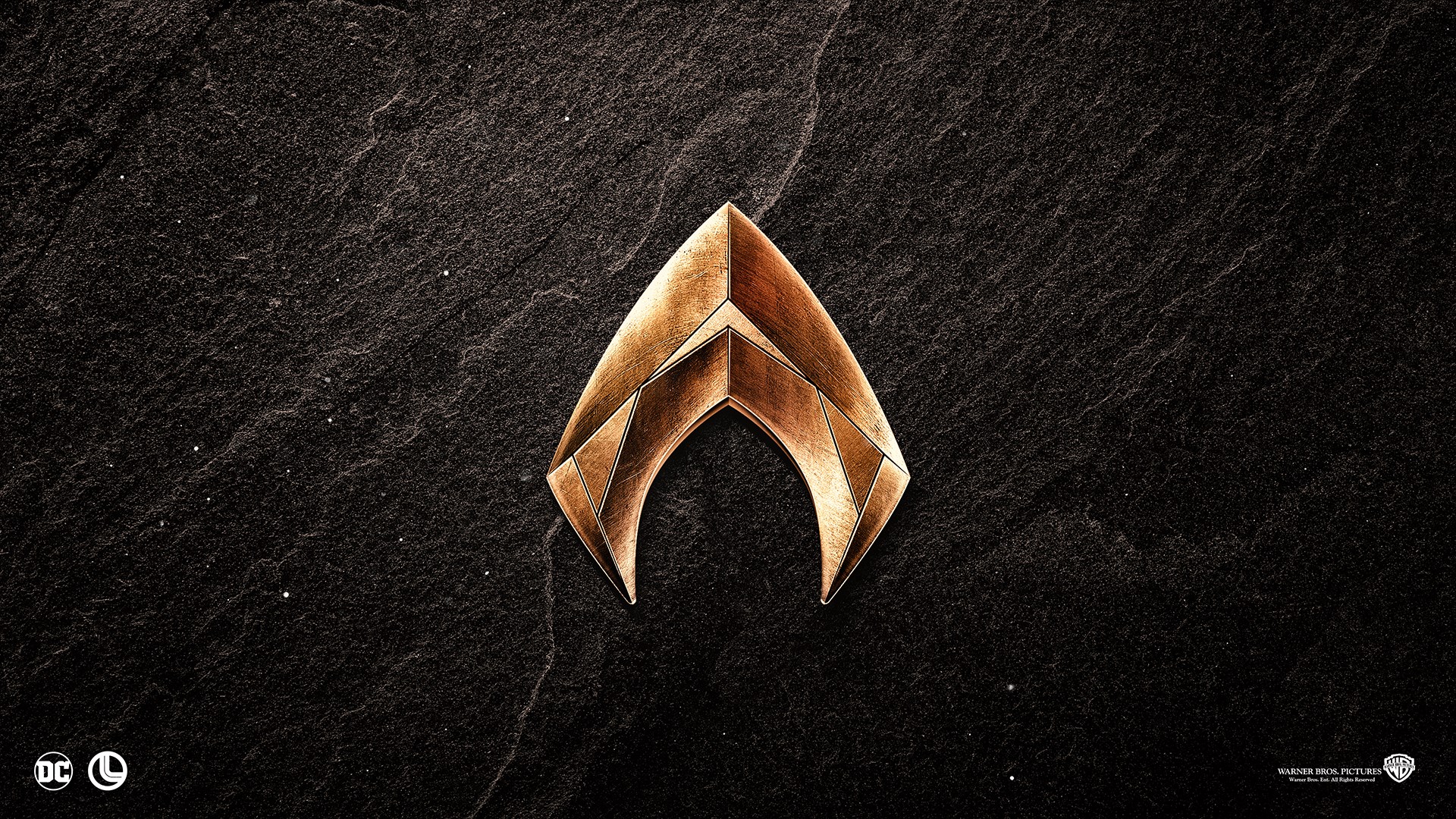 Aquaman Logo from DC Comics and Warner Bros. Pictures HD Wallpaper