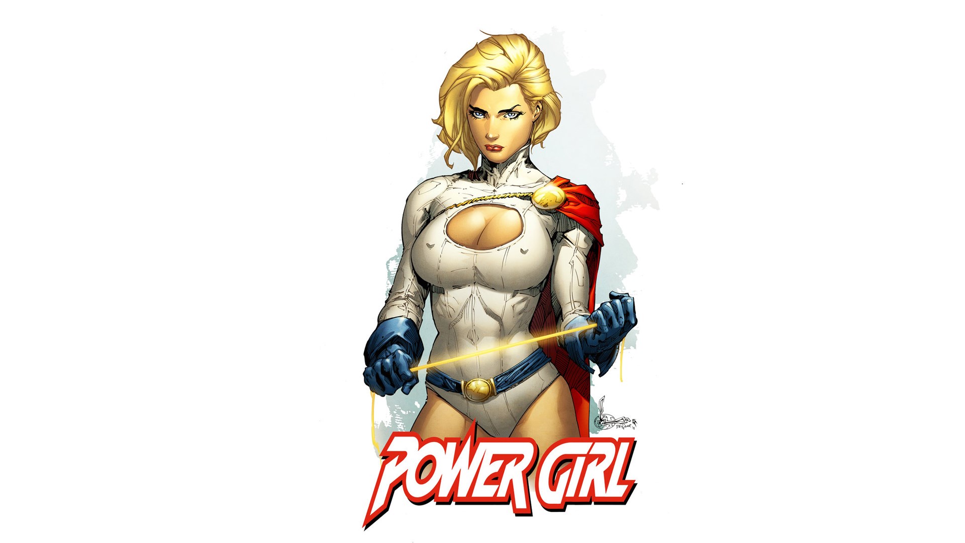 Power Girl from DC Comics HD Wallpaper