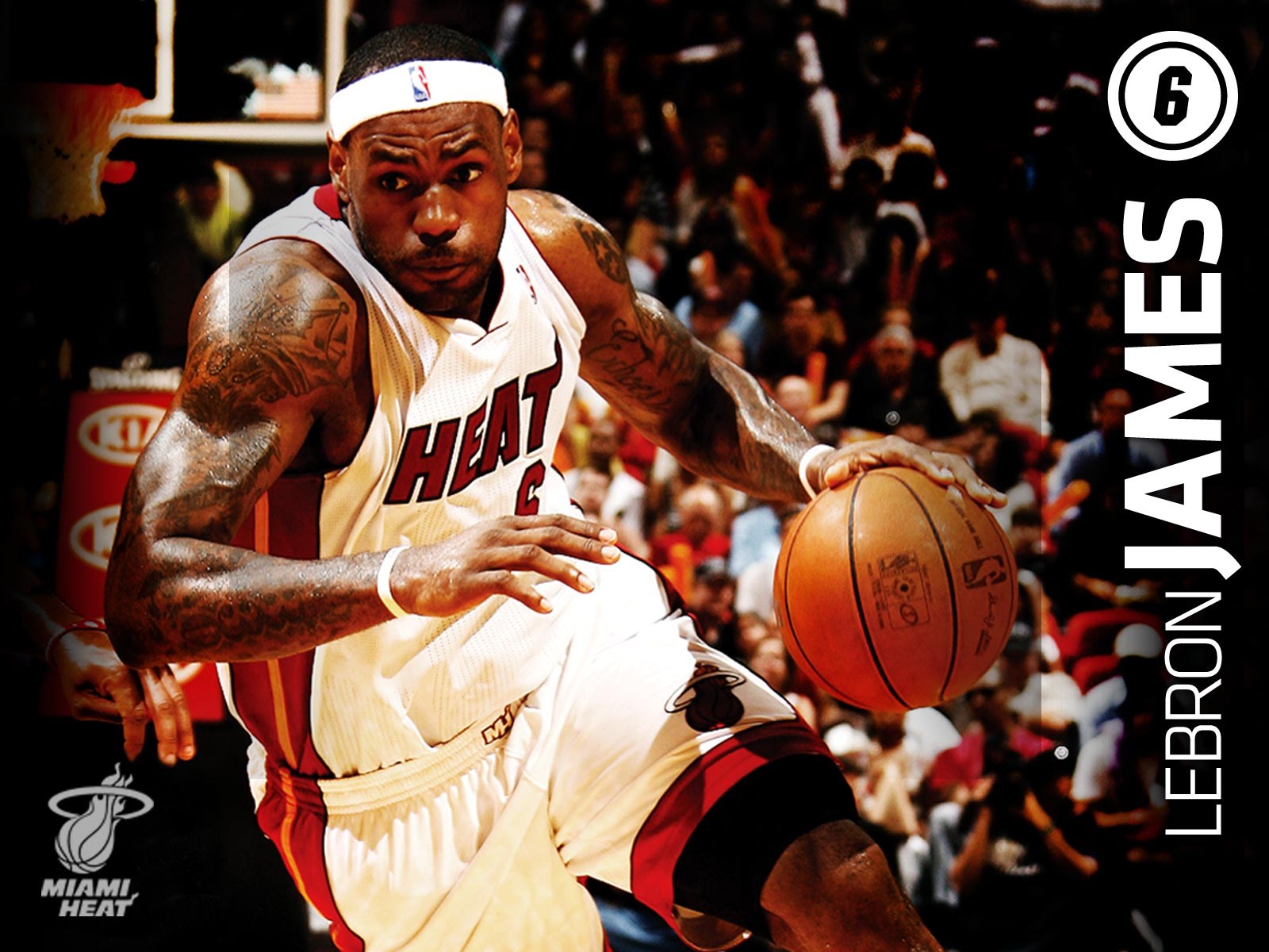 LeBron James Miami Heat Basketball Player HD Wallpaper