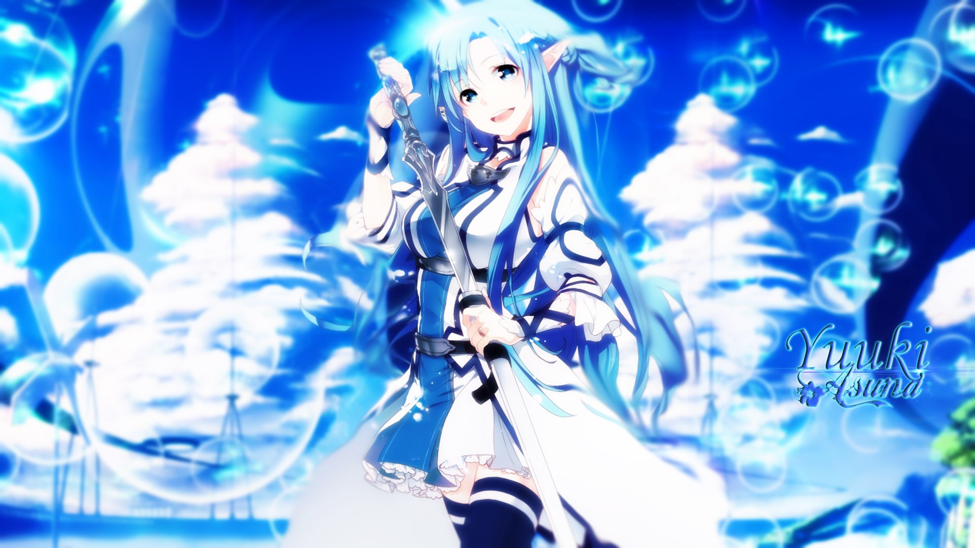 Yuuki Asuna from Sword Art Online HD Wallpaper