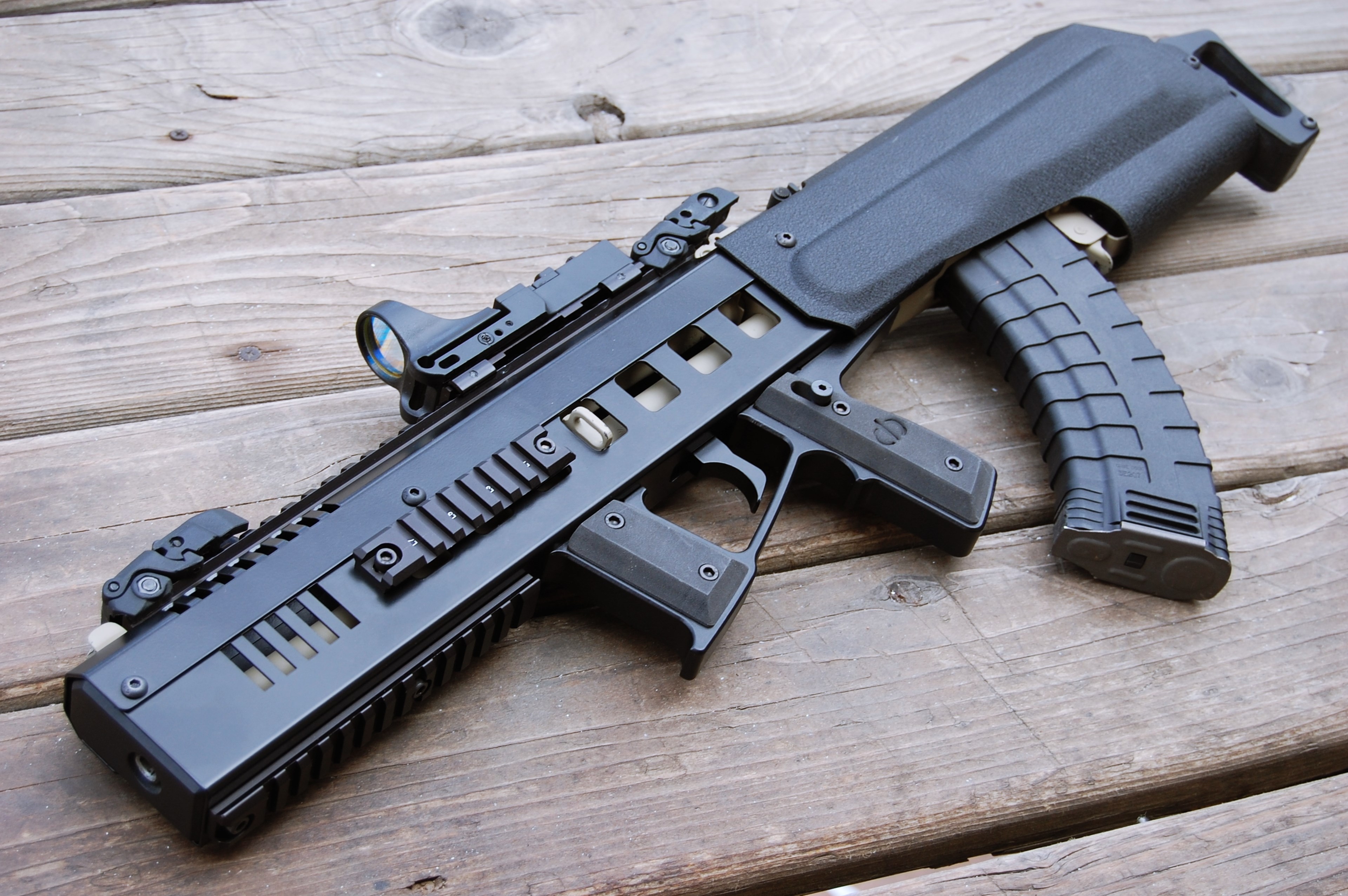 Spike X1S Bullpup AK rifle HD Wallpaper
