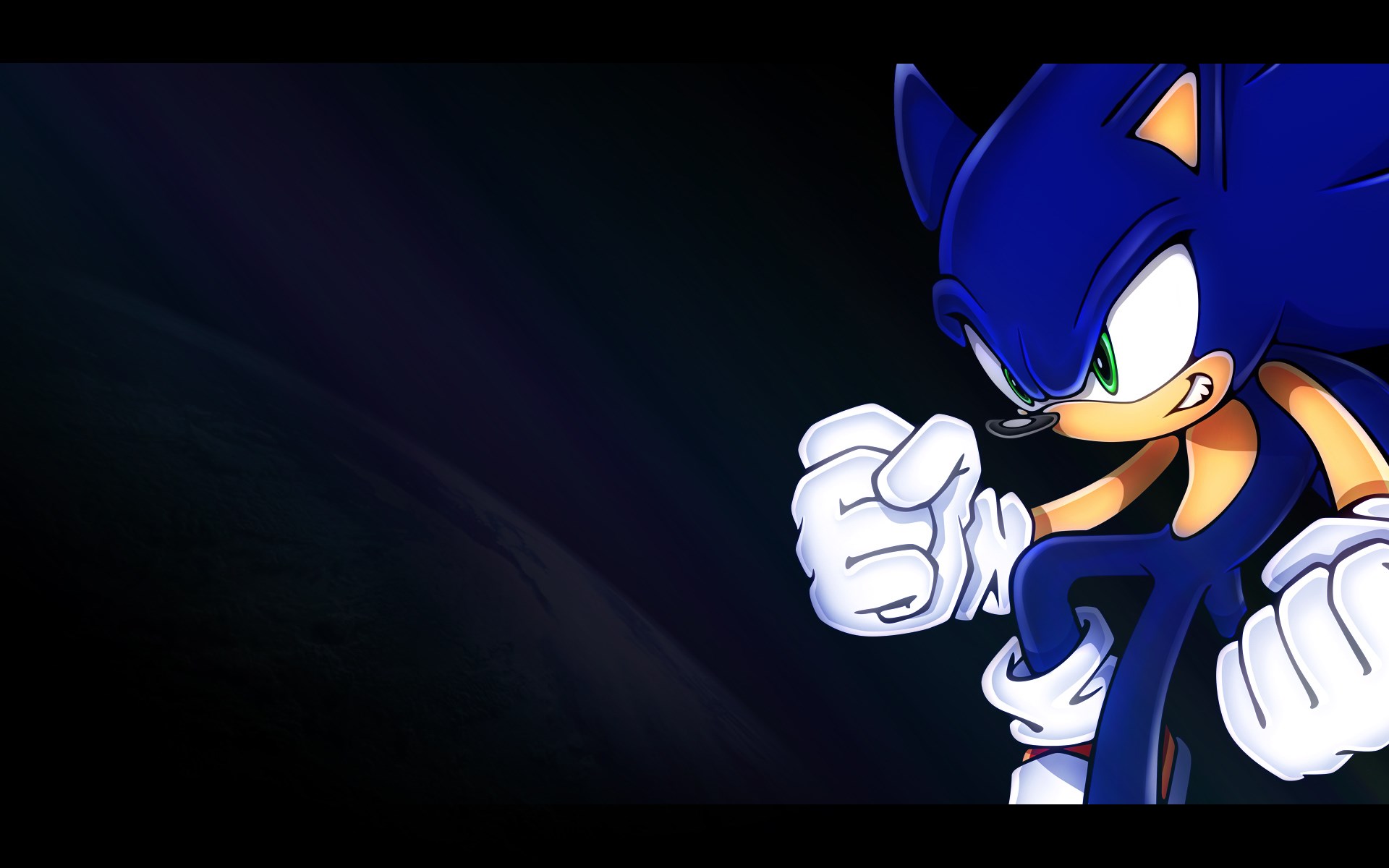 Sonic the Hedgehog in action HD Wallpaper