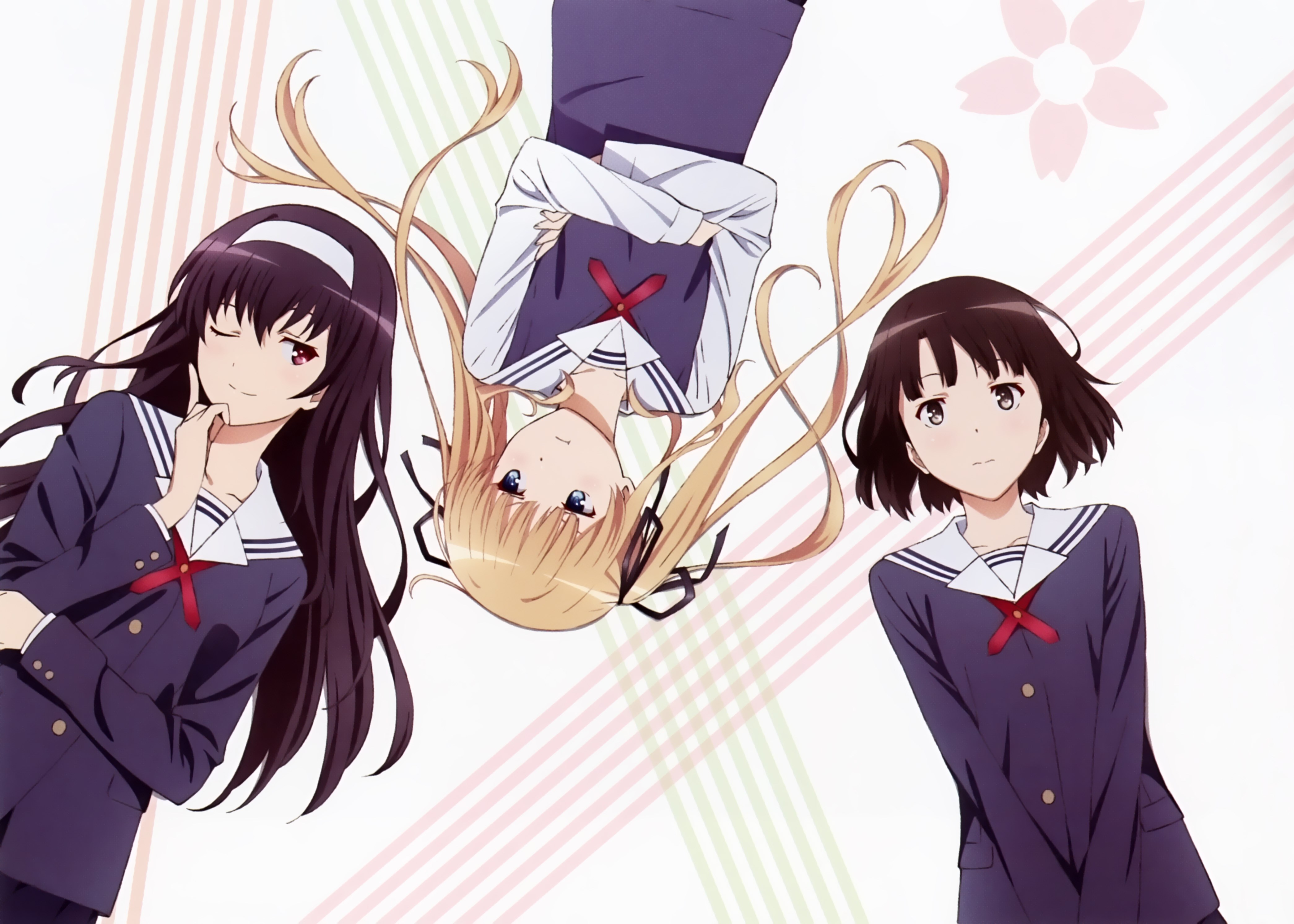 Saekano: How to Raise a Boring Girlfriend characters HD Wallpaper