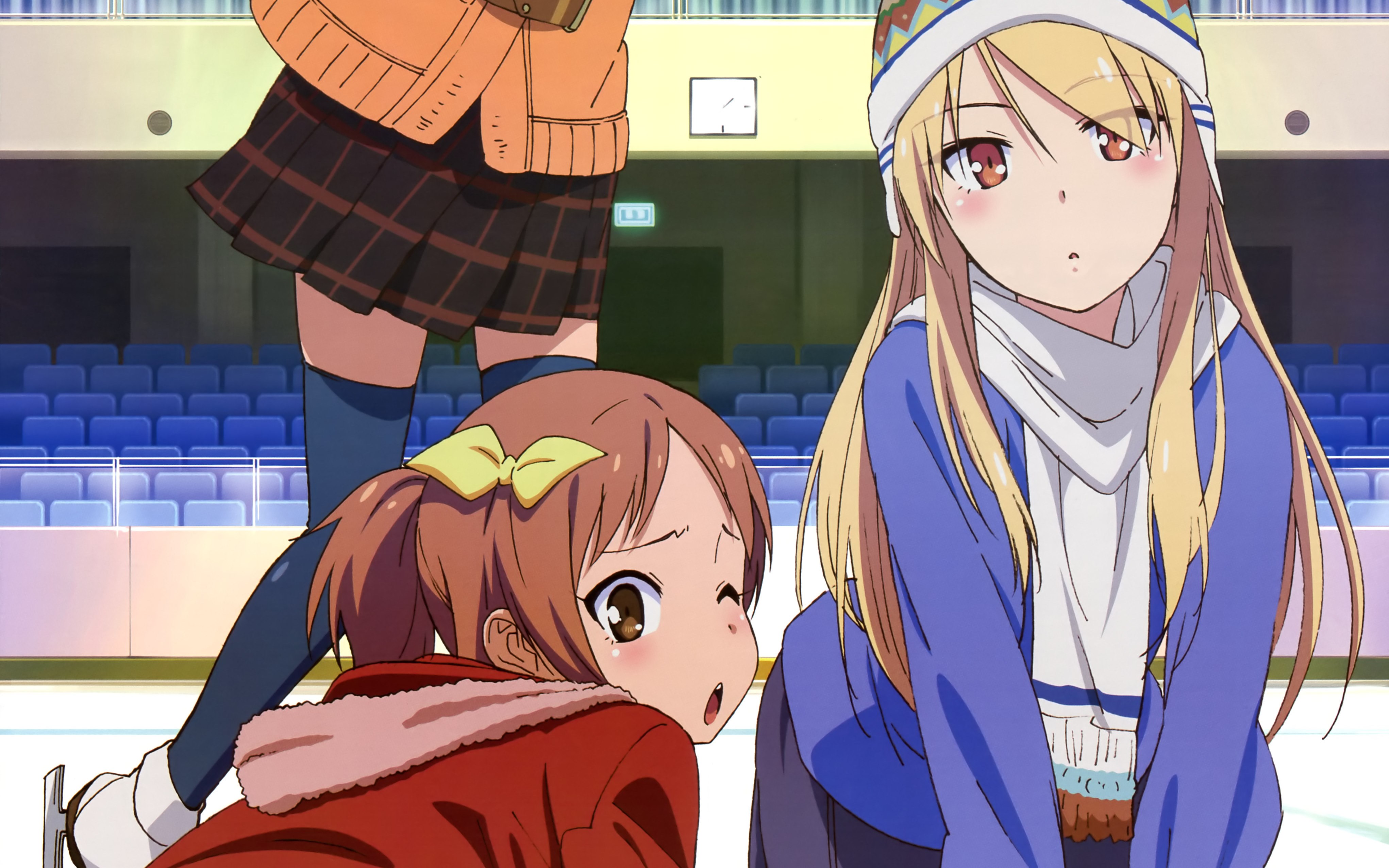 Sakurasou no Pet na Kanojo characters on ice HD Wallpaper