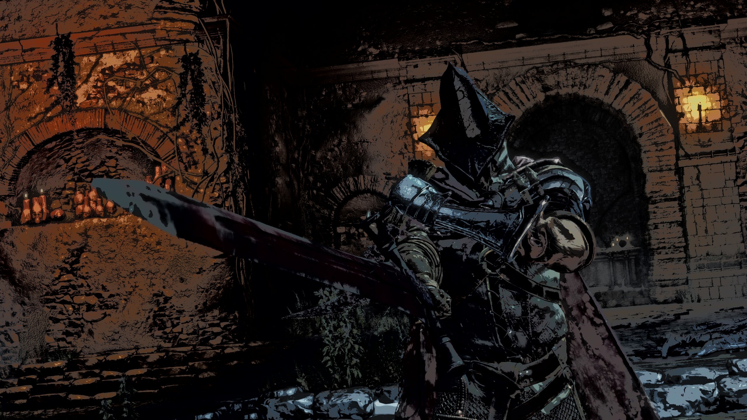 Dark Souls III Knight with Greatsword HD Wallpaper