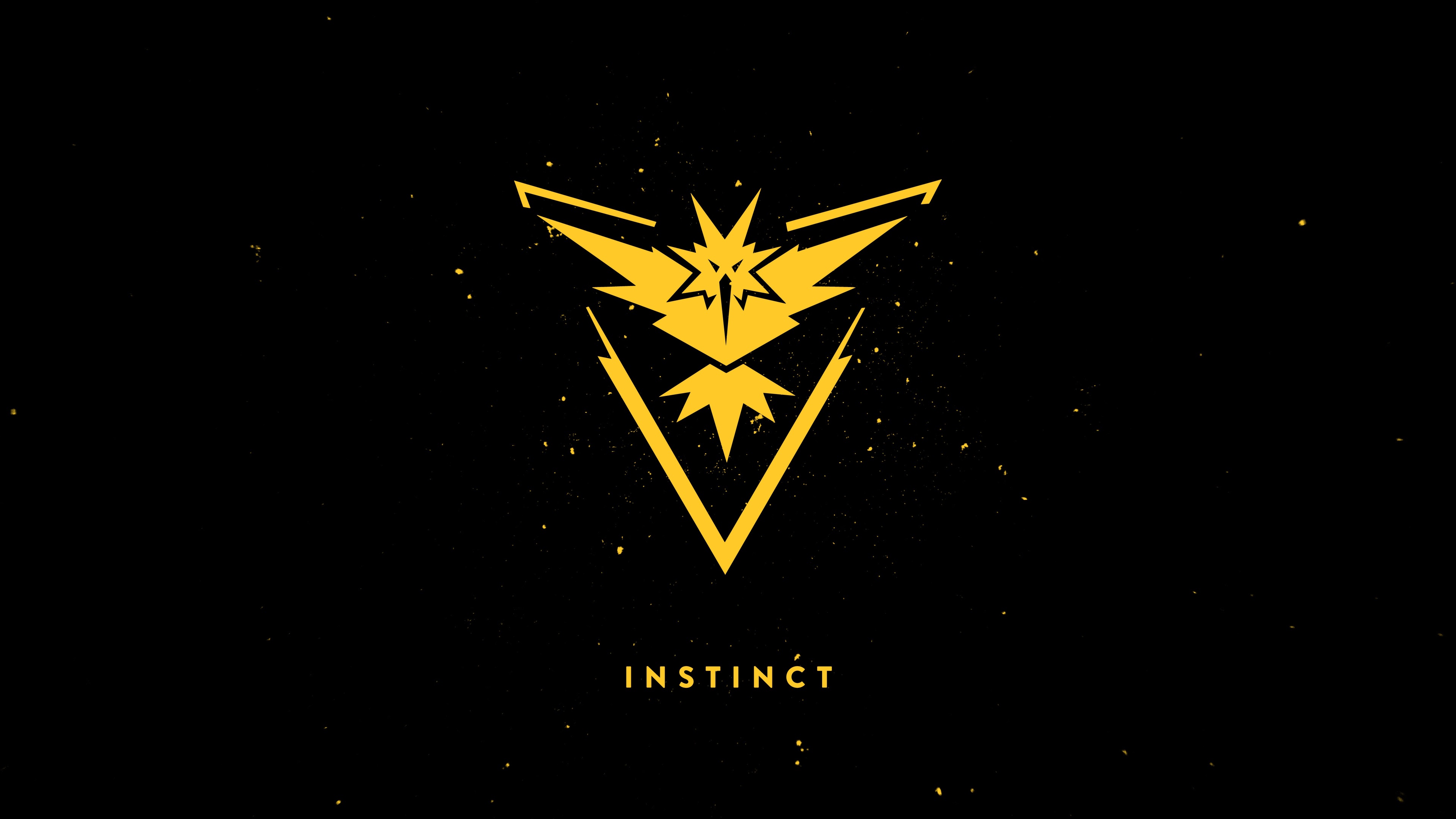 Team Instinct logo from Pokemon 4K HD Wallpaper