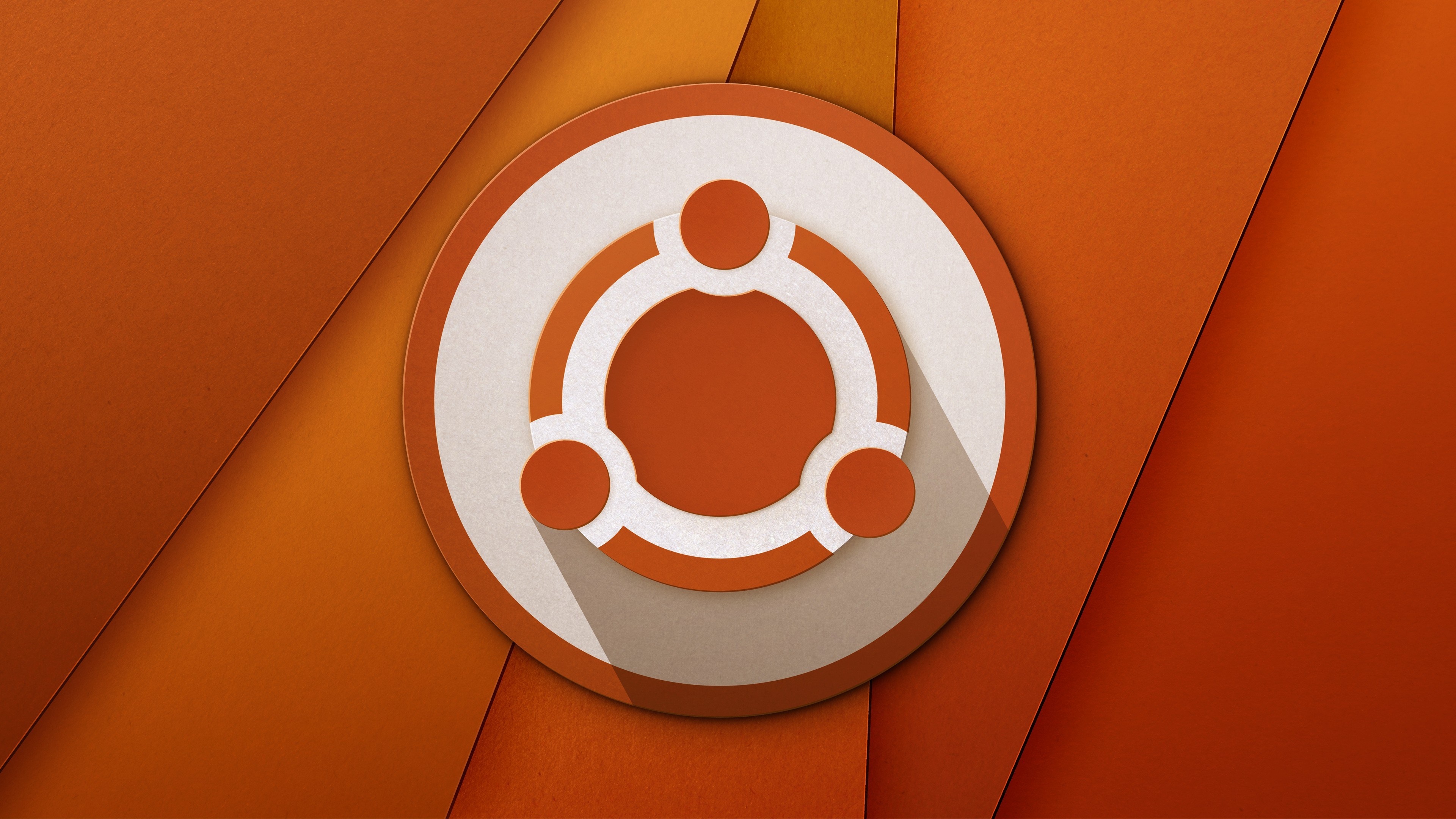 Ubuntu logo 4K HD Wallpaper